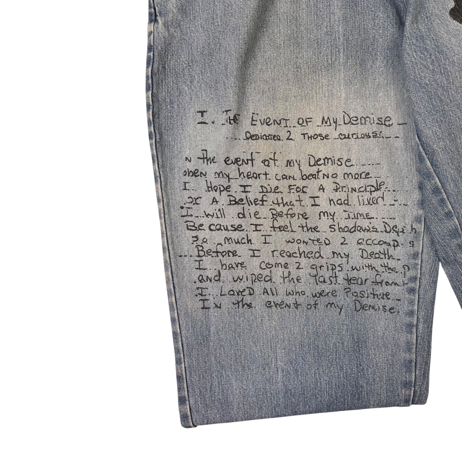 Vintage Y2K Makaveli Tupac Jeans