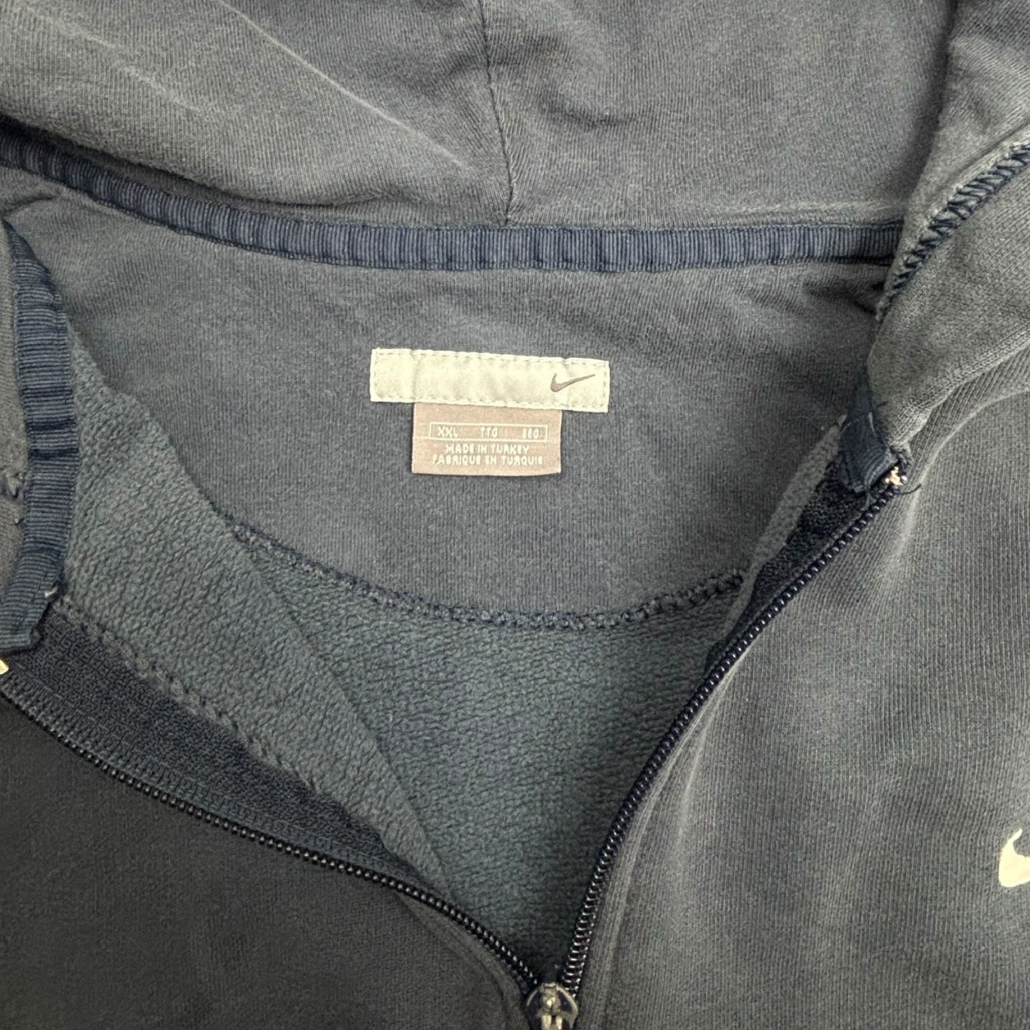 Vintage Nike Zip-Up Hoodie Navy