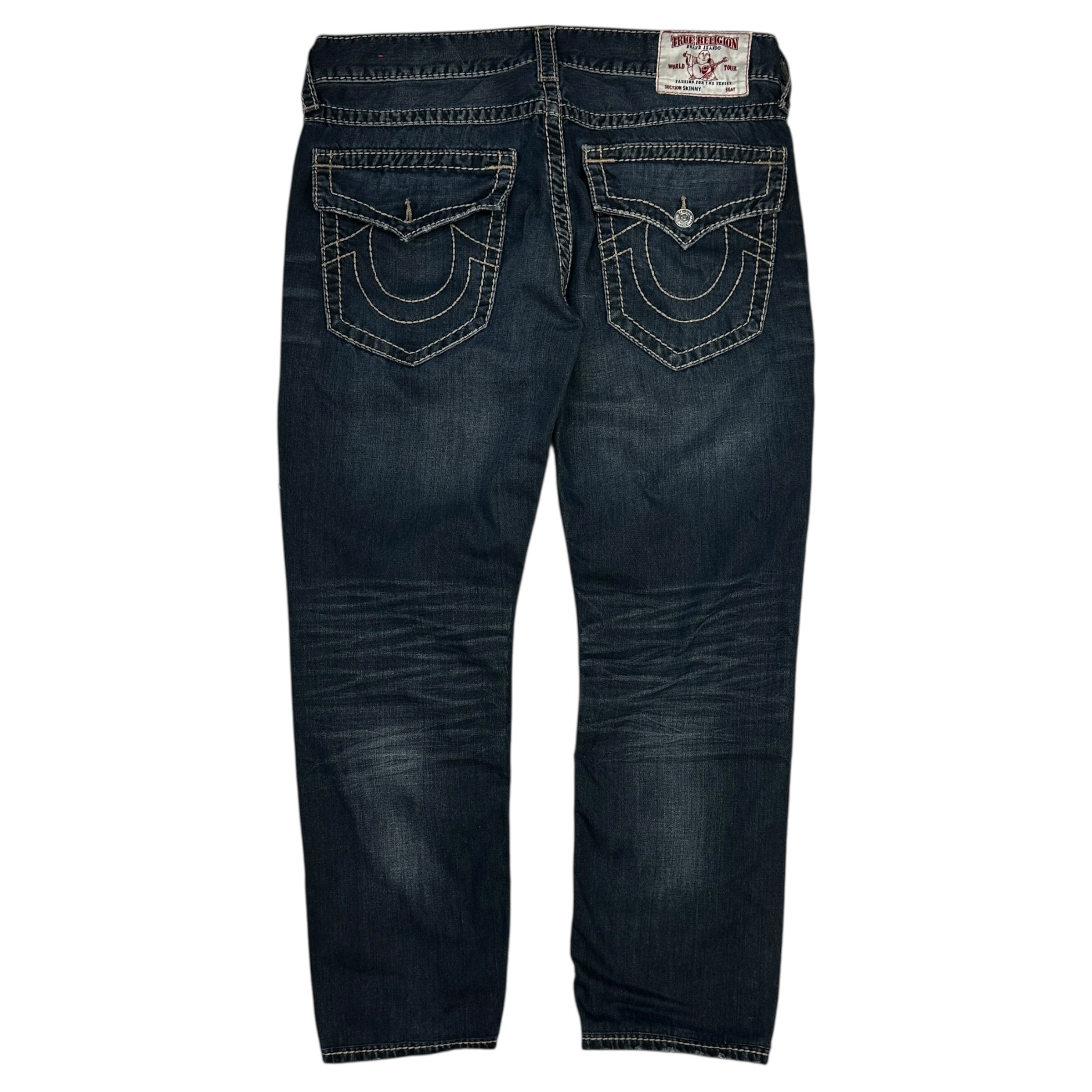 Vintage Y2K True Religion Big T Stitch Denim