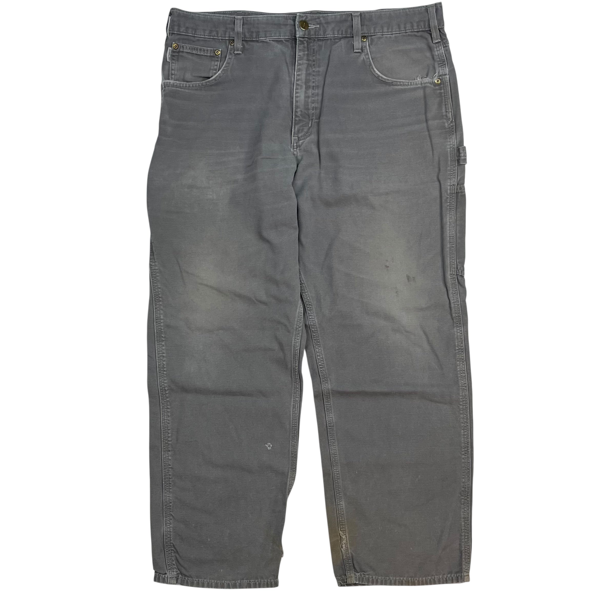 Vintage Carhartt Dungaree Pants Light Grey