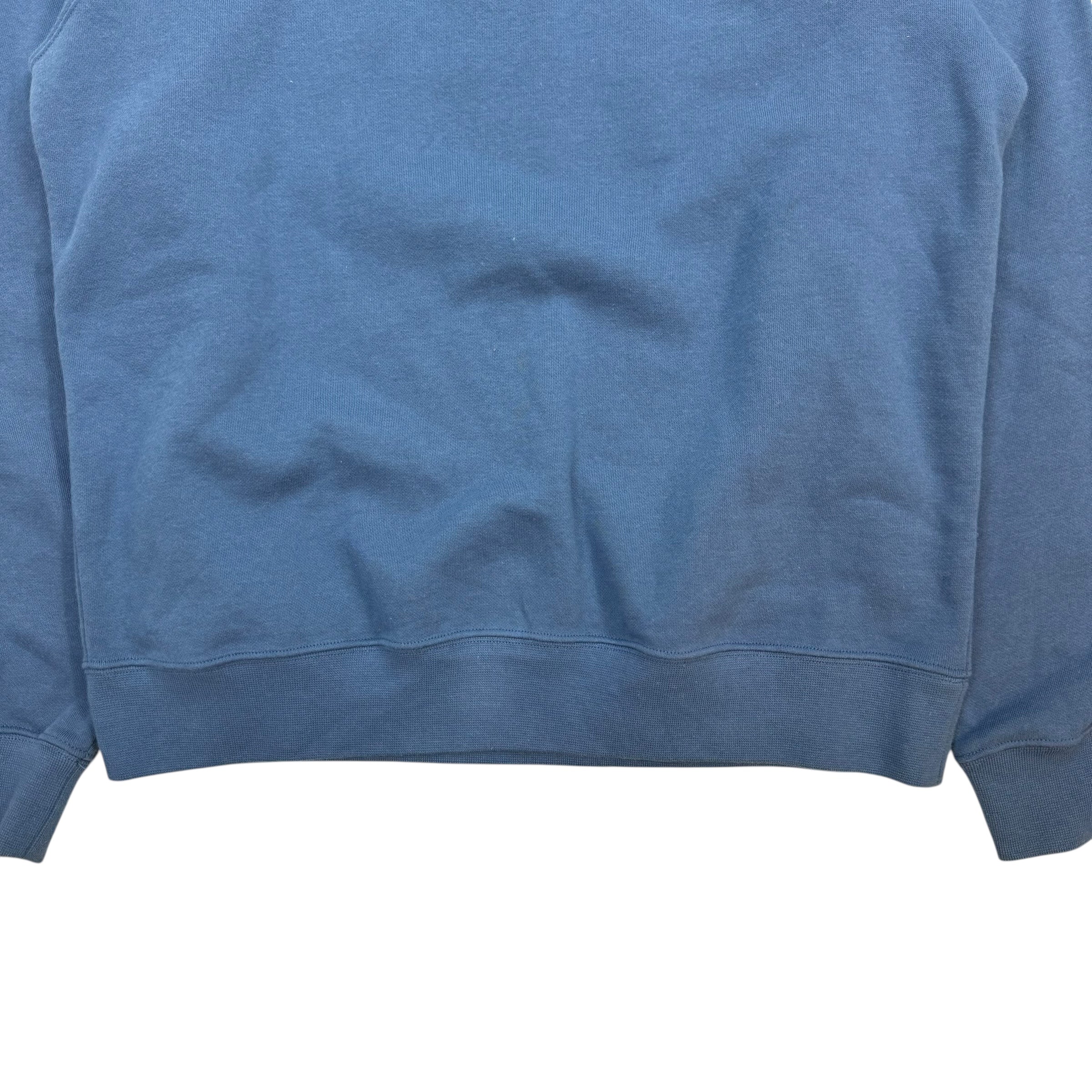 Vintage Nike Quarter Zip Up Sweatshirt Blue