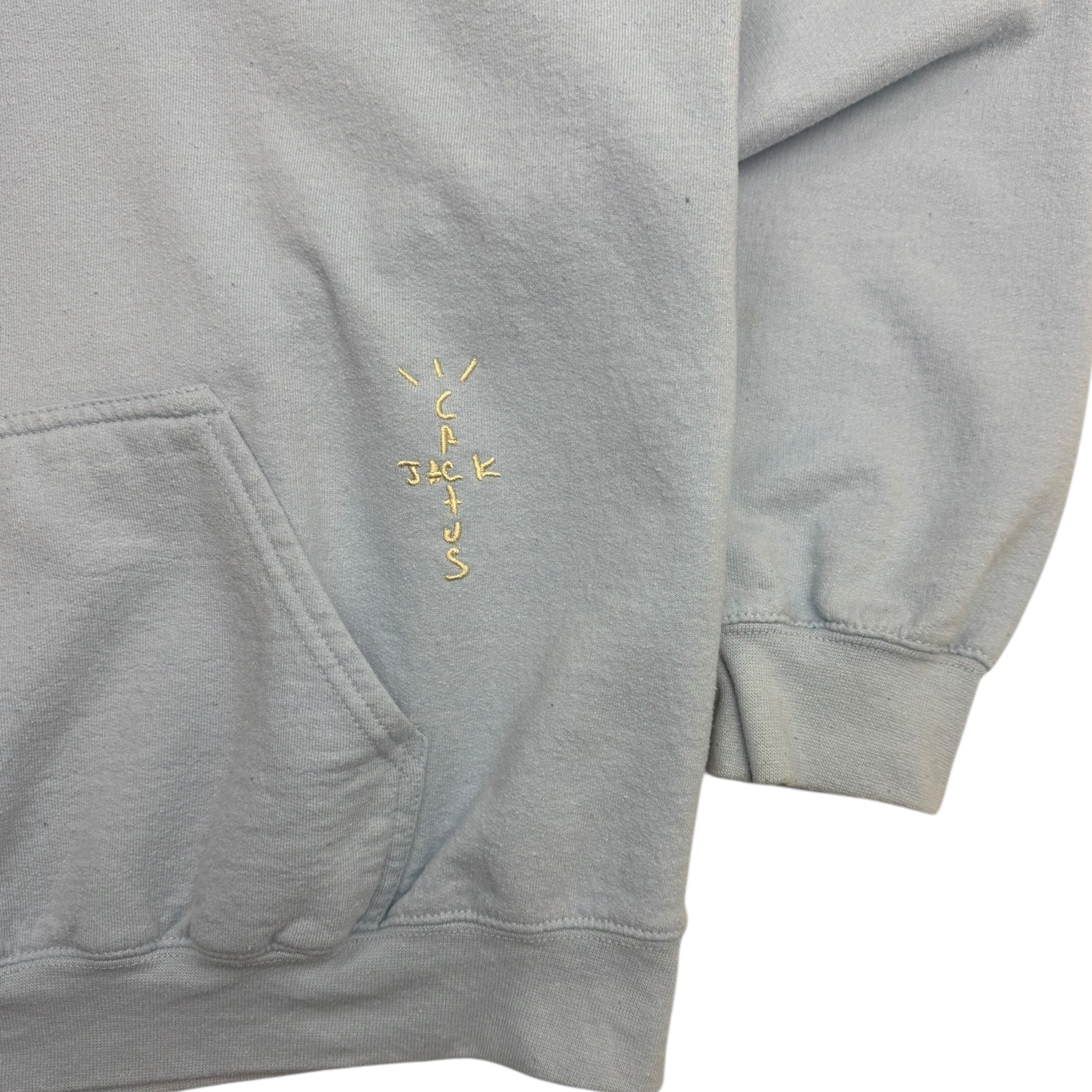 Travis Scott Cactus Jack x Playstation Motherboard Hoodie Baby Blue