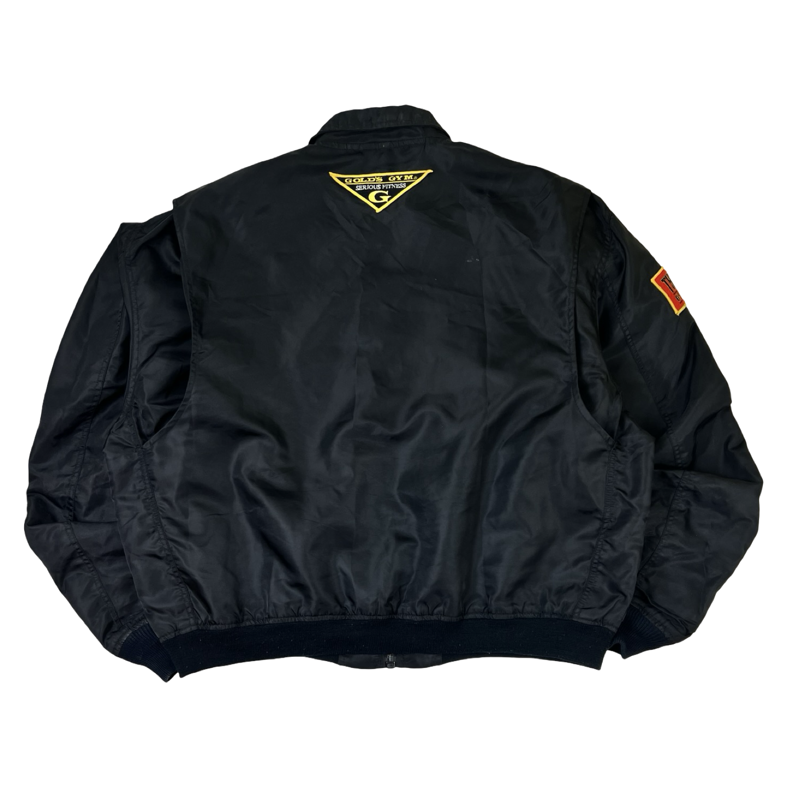Vintage Gold's Gym CWU Flight Bomber Jacket