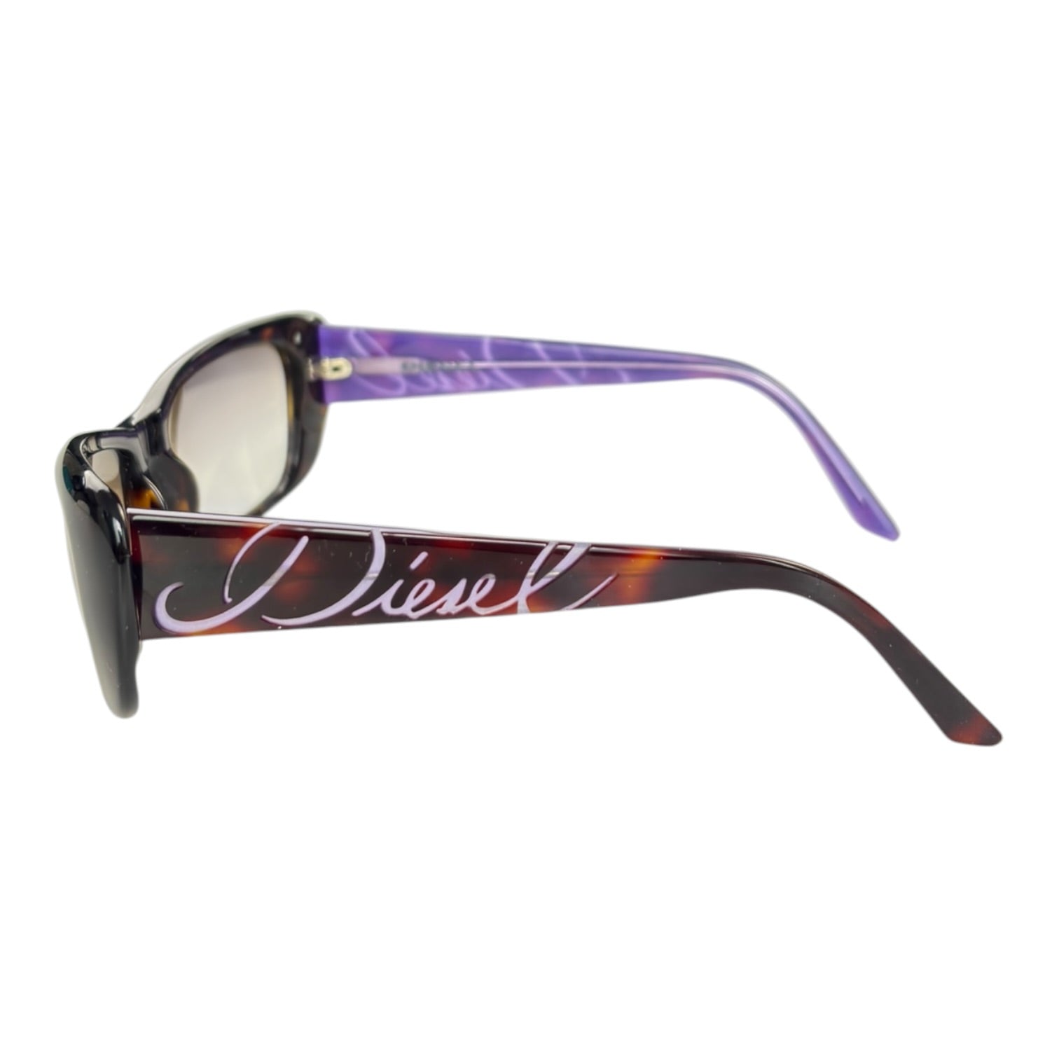 (W) Diesel Tortoise Shell Frame With Purple Arms
