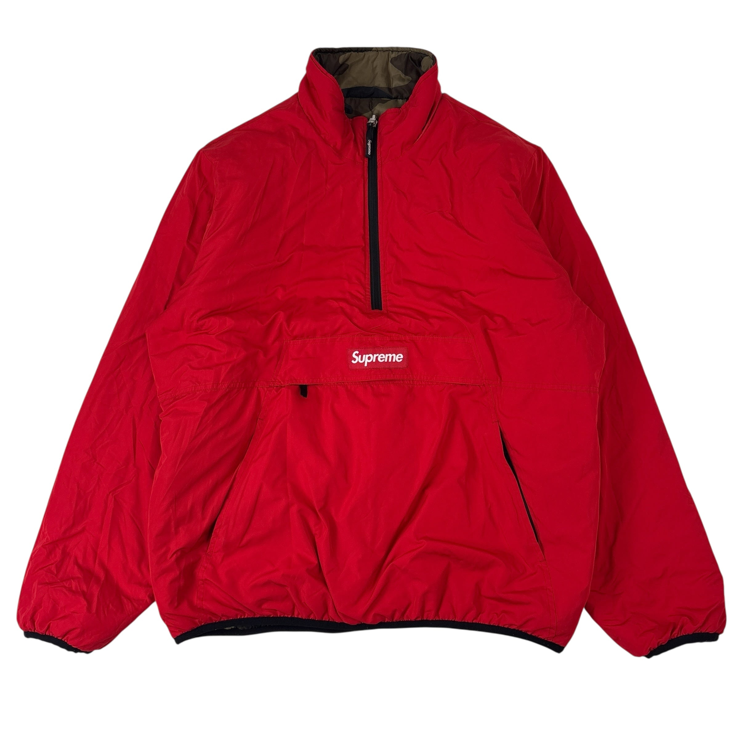 Supreme Reversible Pullover Puffer Half-Zip