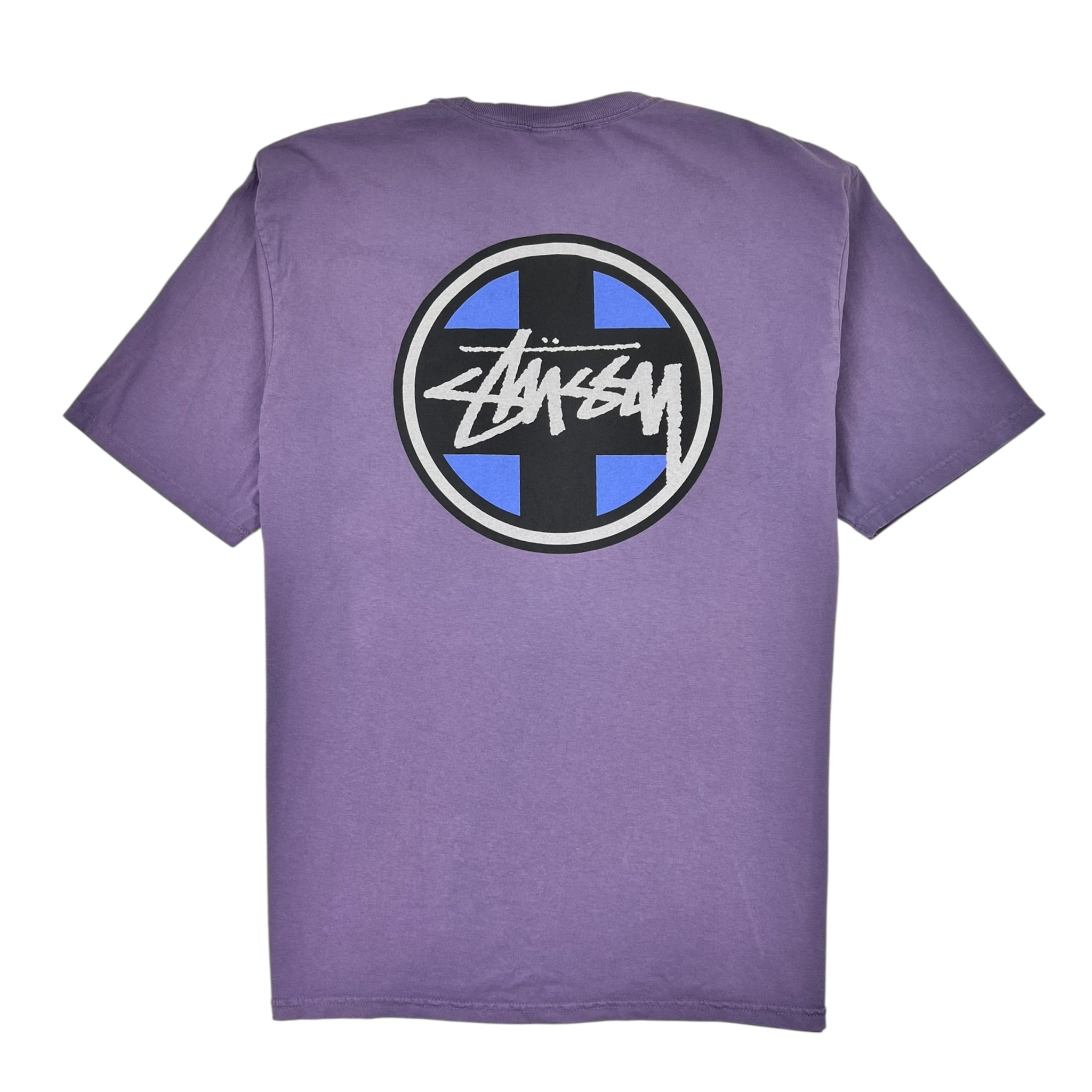 Stüssy Cross Dot Pigment Dyed Tee Grape