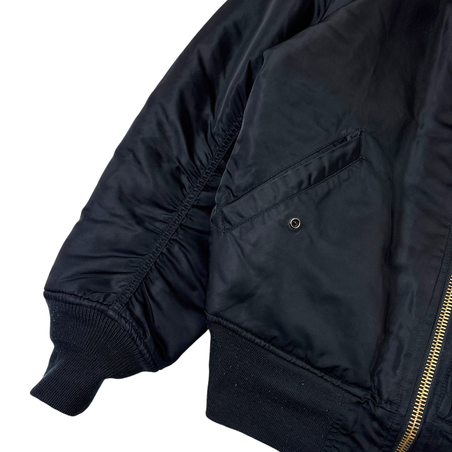 Vintage Alpha Industries MA-1 Flight Jacket Black