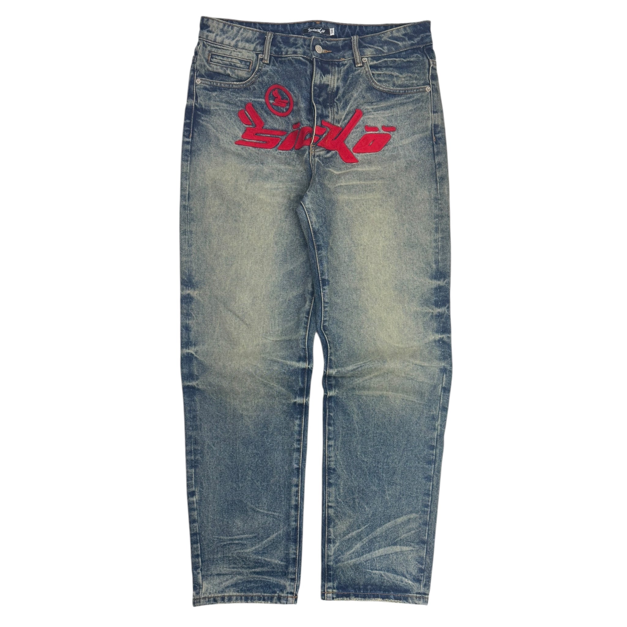 Sicko Born from Pain Chainstitched Denim
