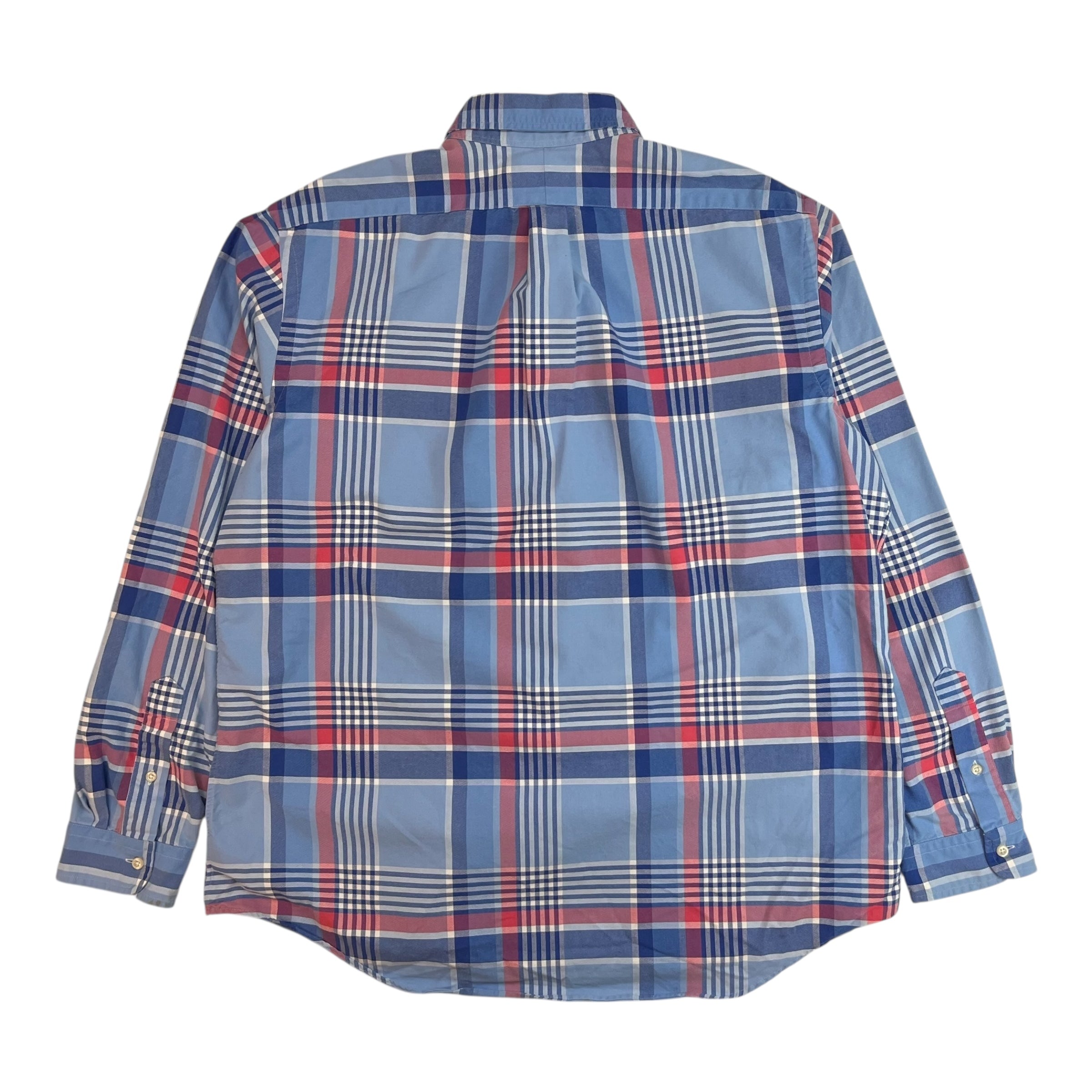 Vintage Polo Ralph Lauren Checked Button Up Shirt Pink/Blue