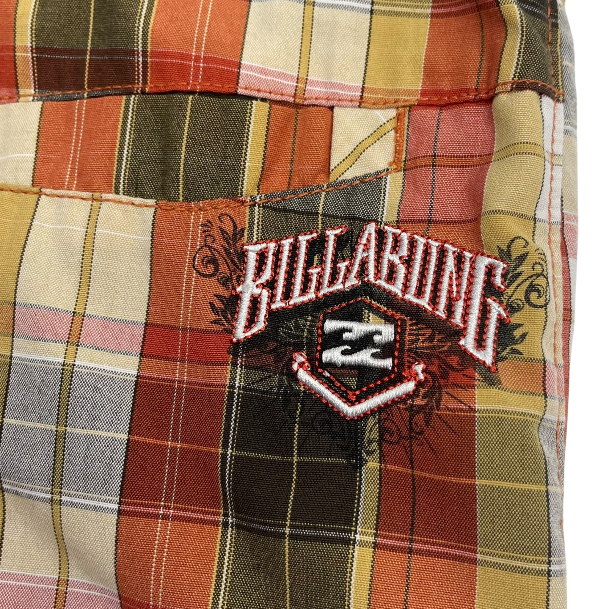 Vintage Y2K Billabong Plaid Shorts
