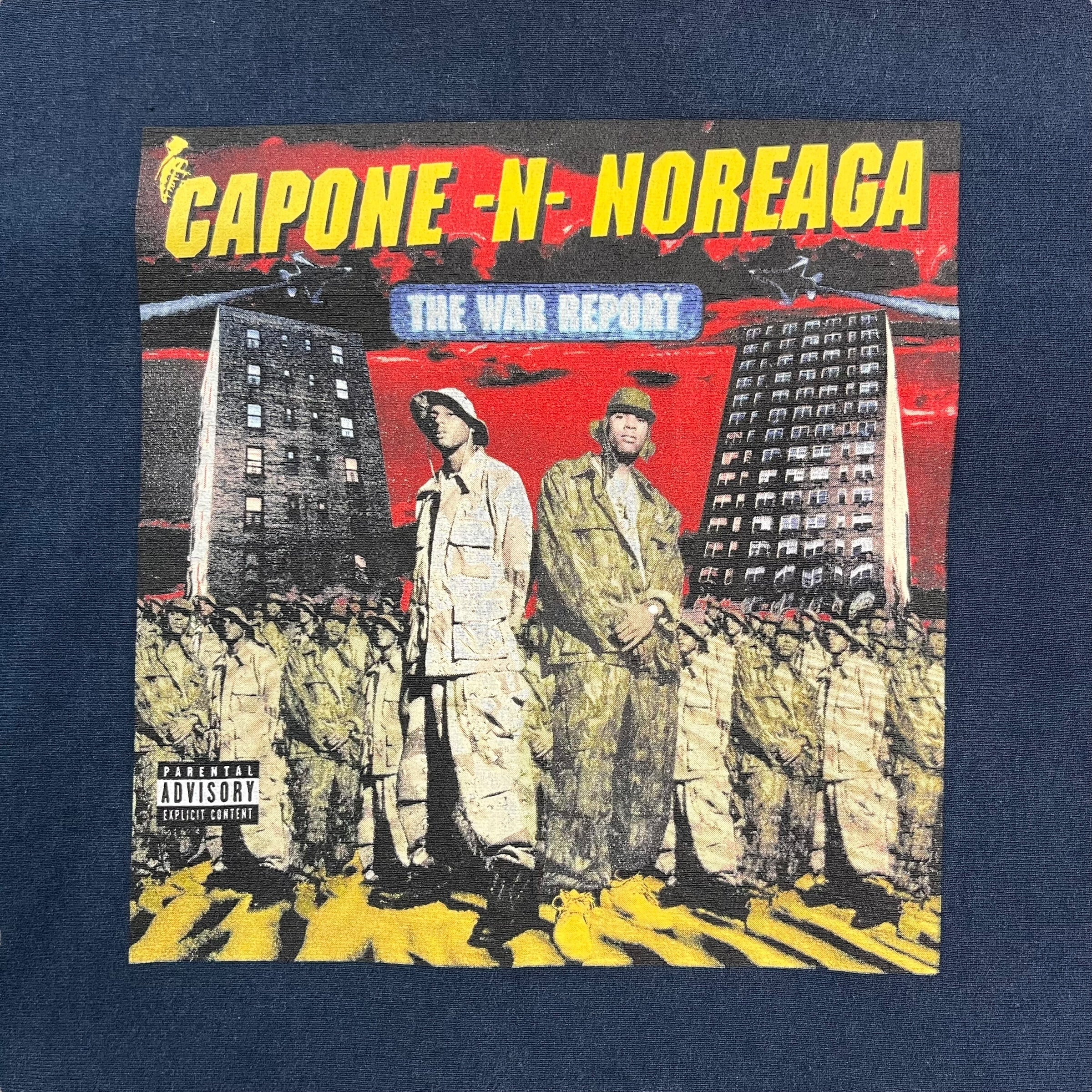 Supreme Capone-N-Noreaga Hoodie Navy Blue