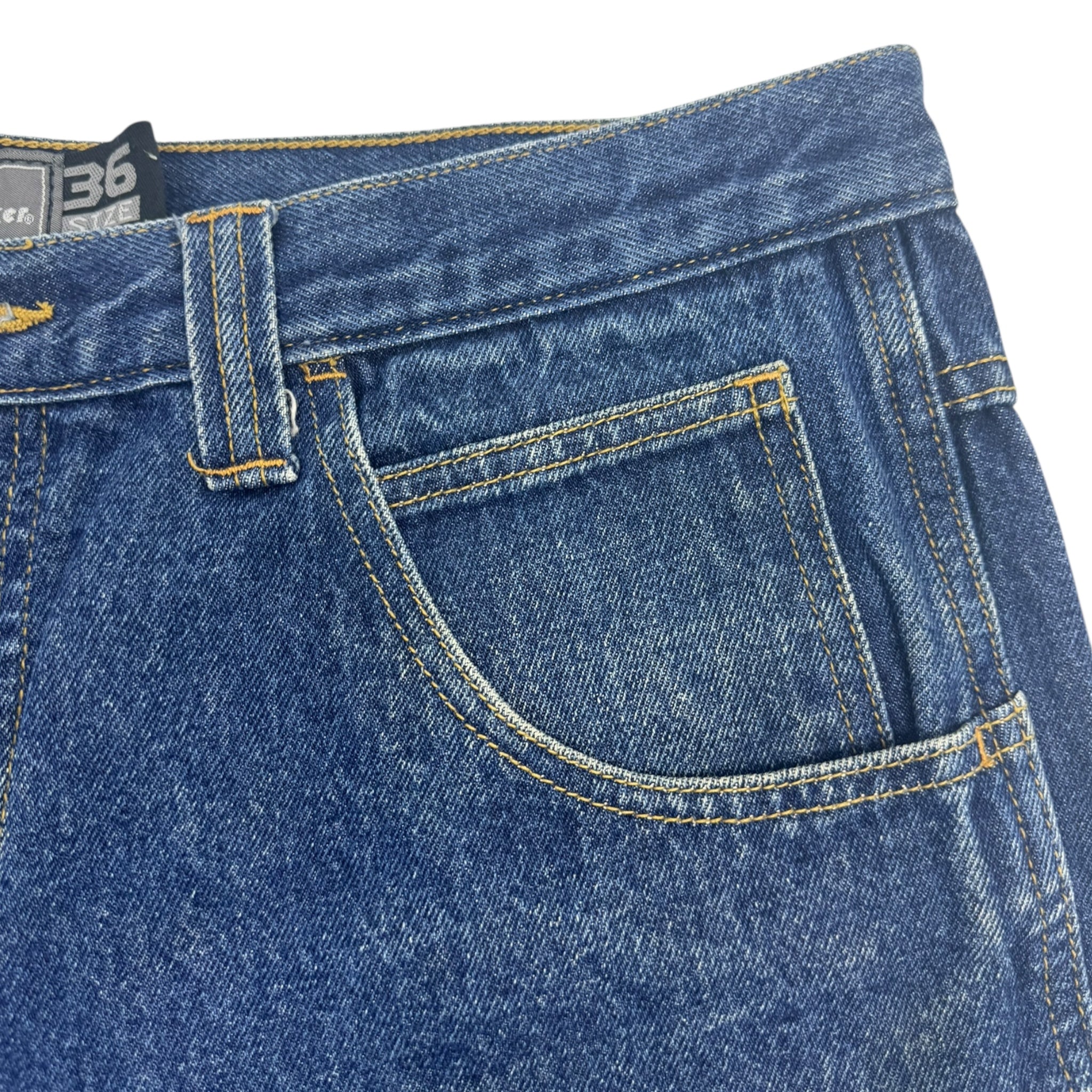 Y2K Footlocker Blue Wash Jorts