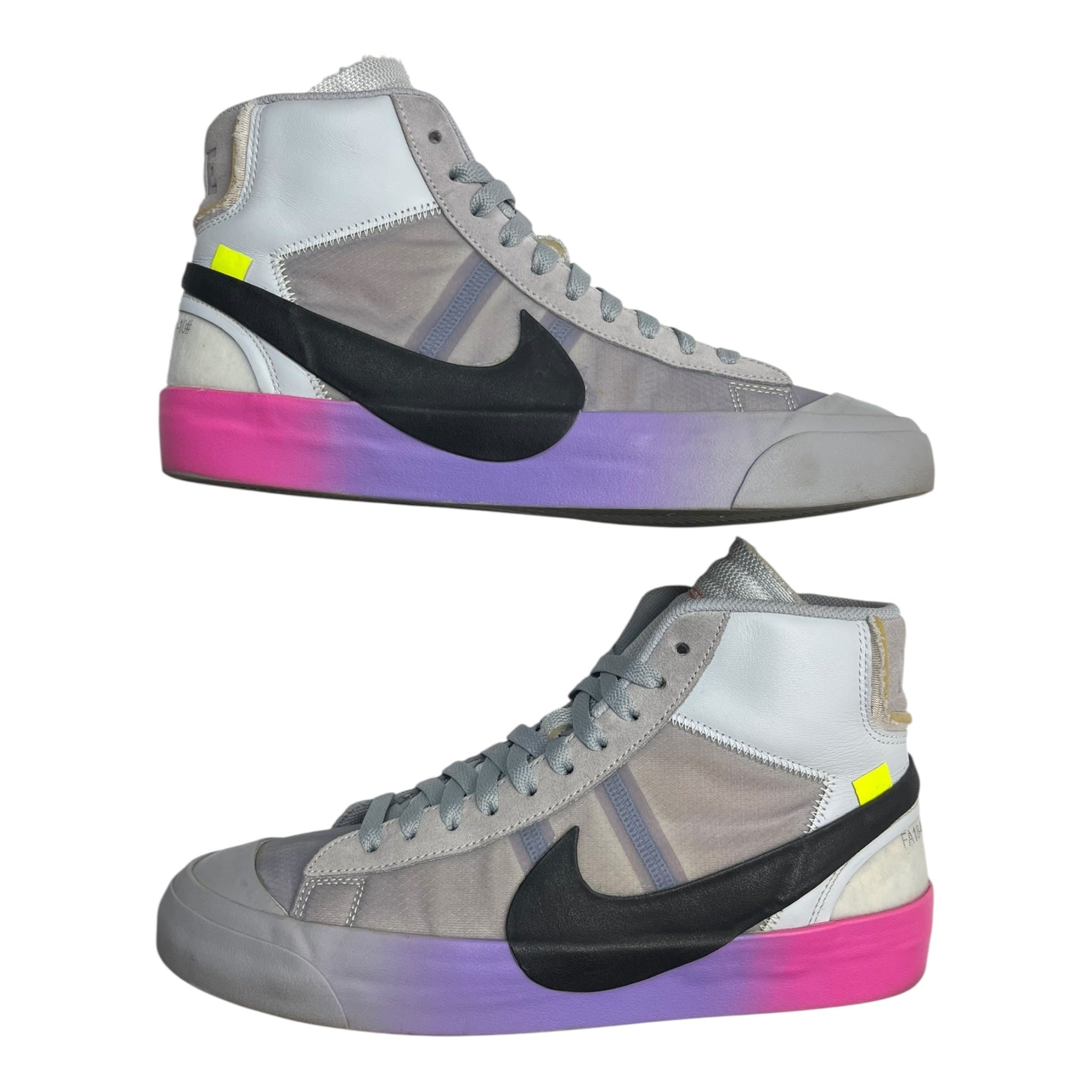 Nike Blazer Mid Off-White Wolf Grey Serena Queen (Used)