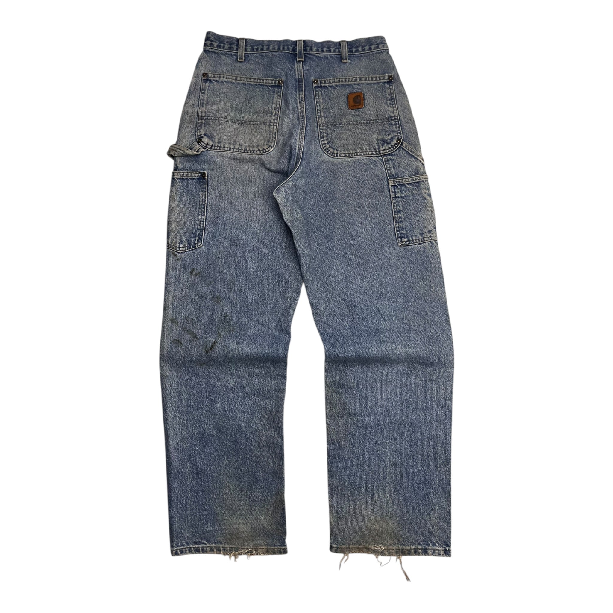 Carhartt Double Knee Work Denim Worn