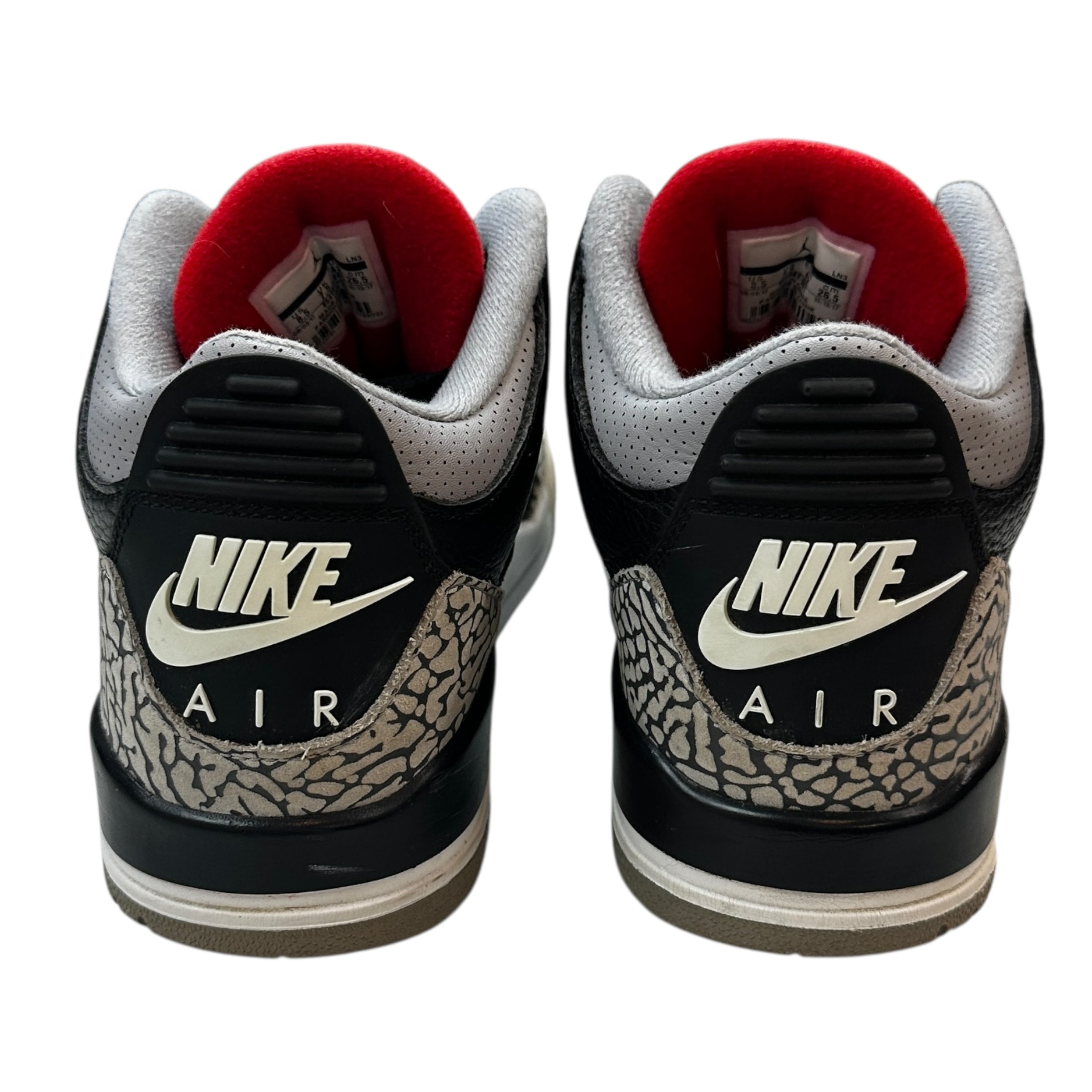 Jordan 3 Black Cement (2018) (Used)