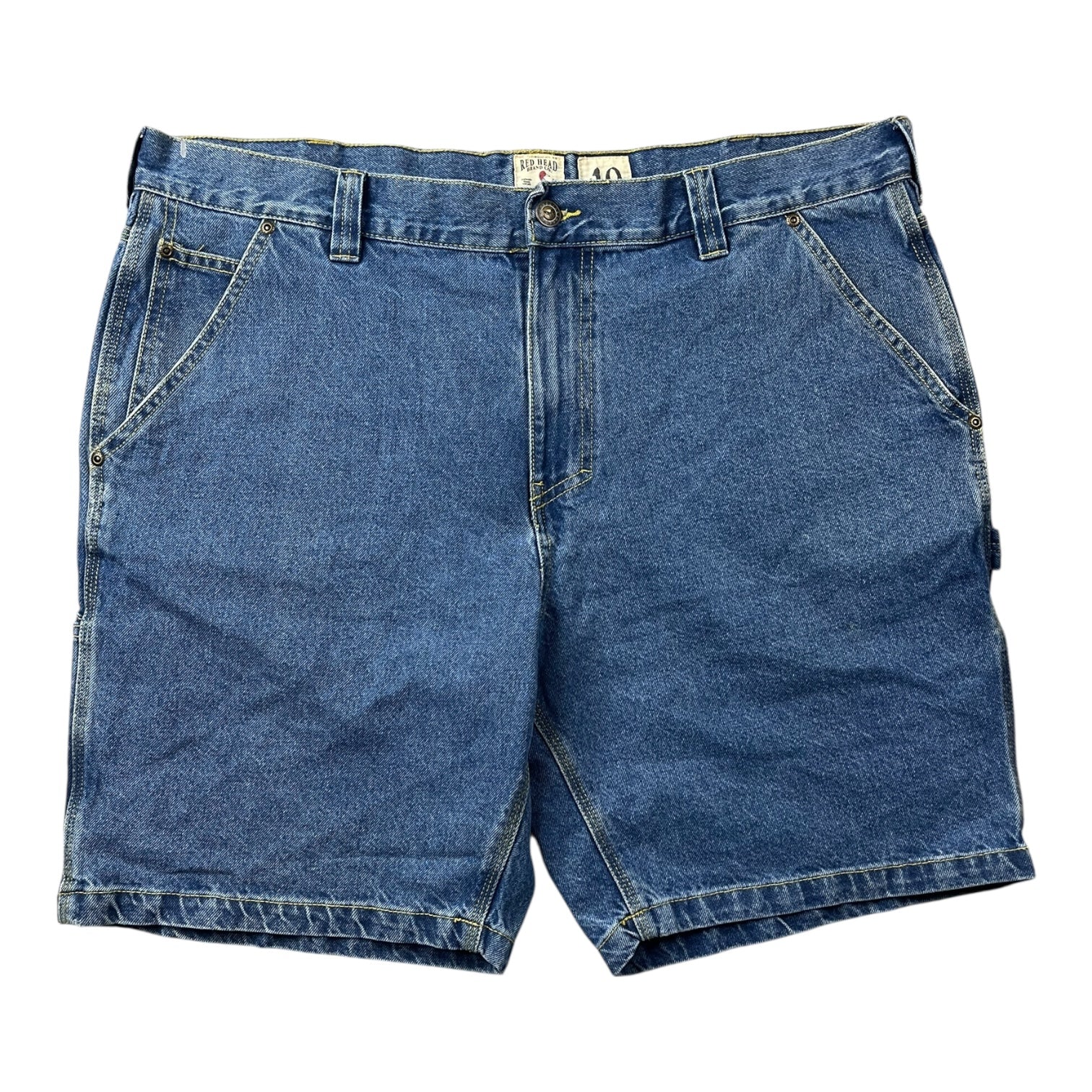 Vintage Red Head Denim Shorts Medium Wash