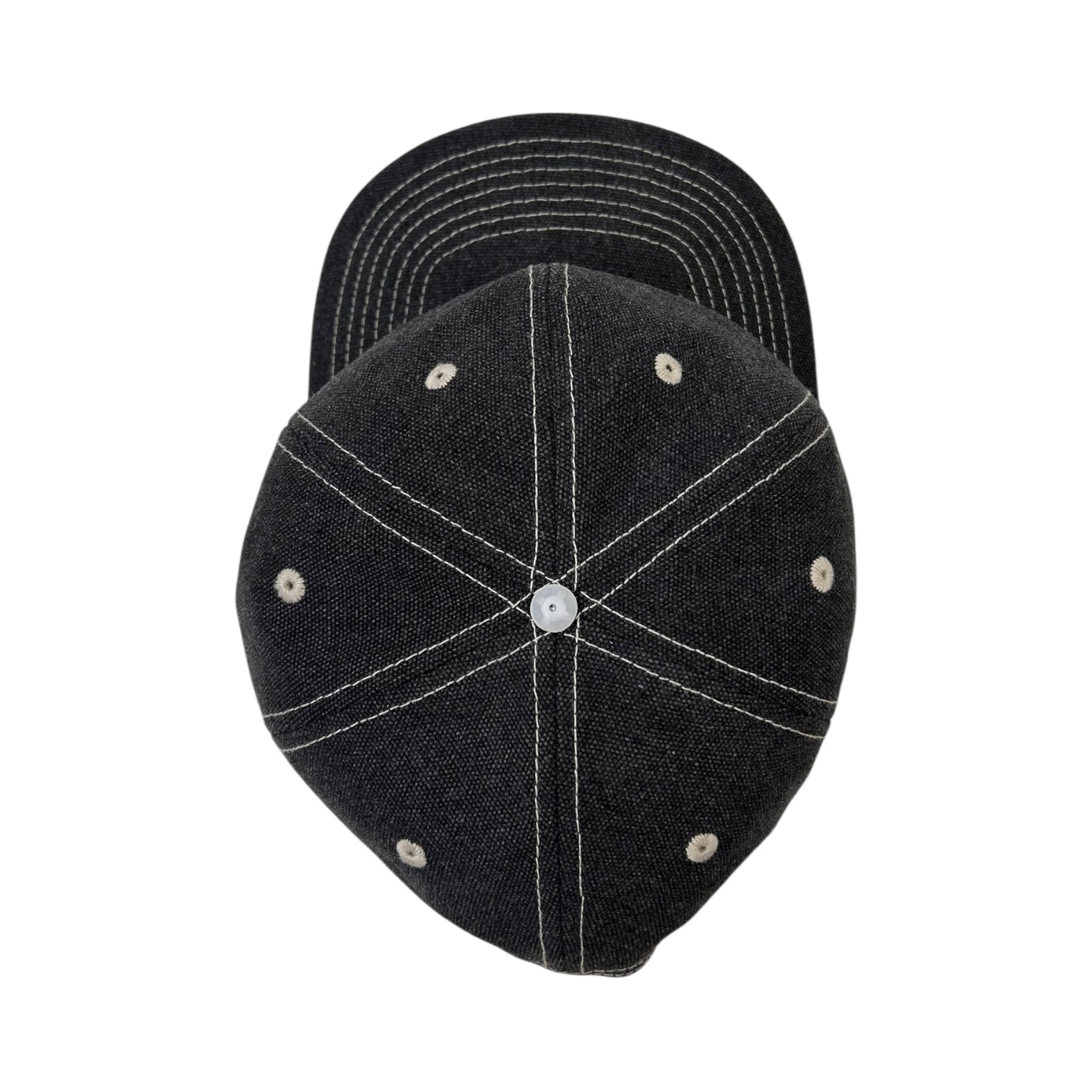 Stussy Contrast Stitch Hat Washed Black