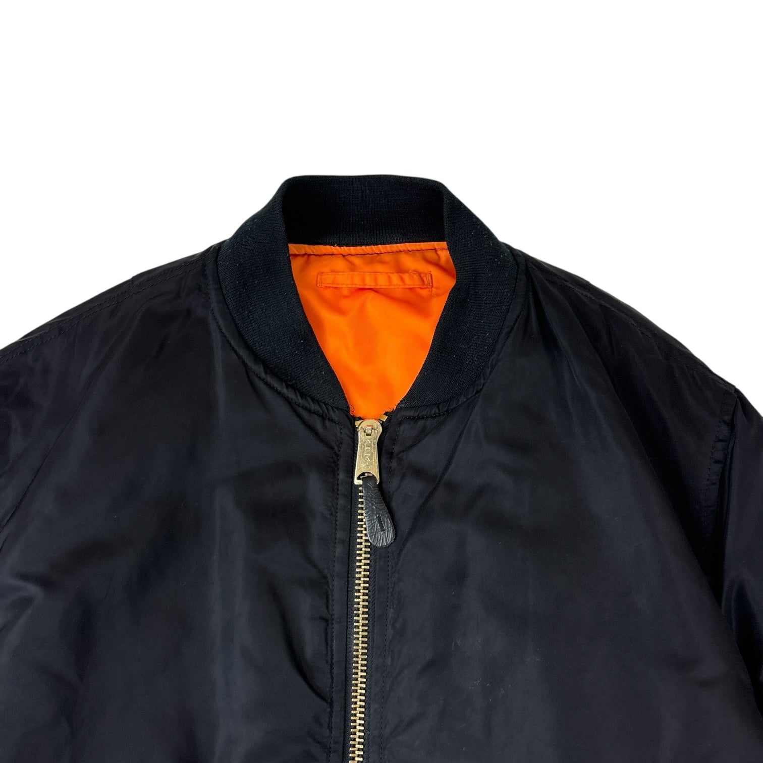 Vintage Alpha Industries MA-1 Flight Jacket Black