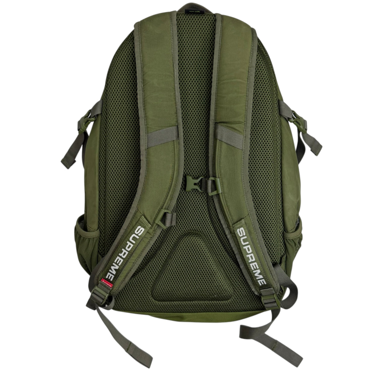 FW22 Supreme Logo Strap Backpack Olive