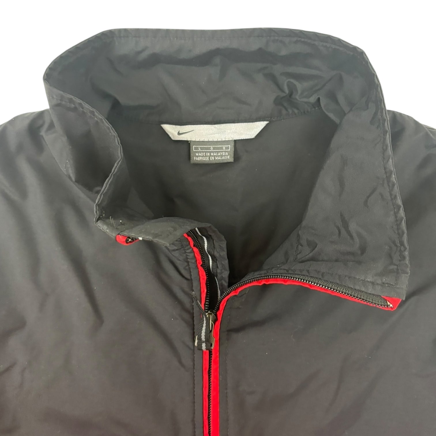 Vintage Nike Two-Tone Half-Zip Windbreaker Red/Black