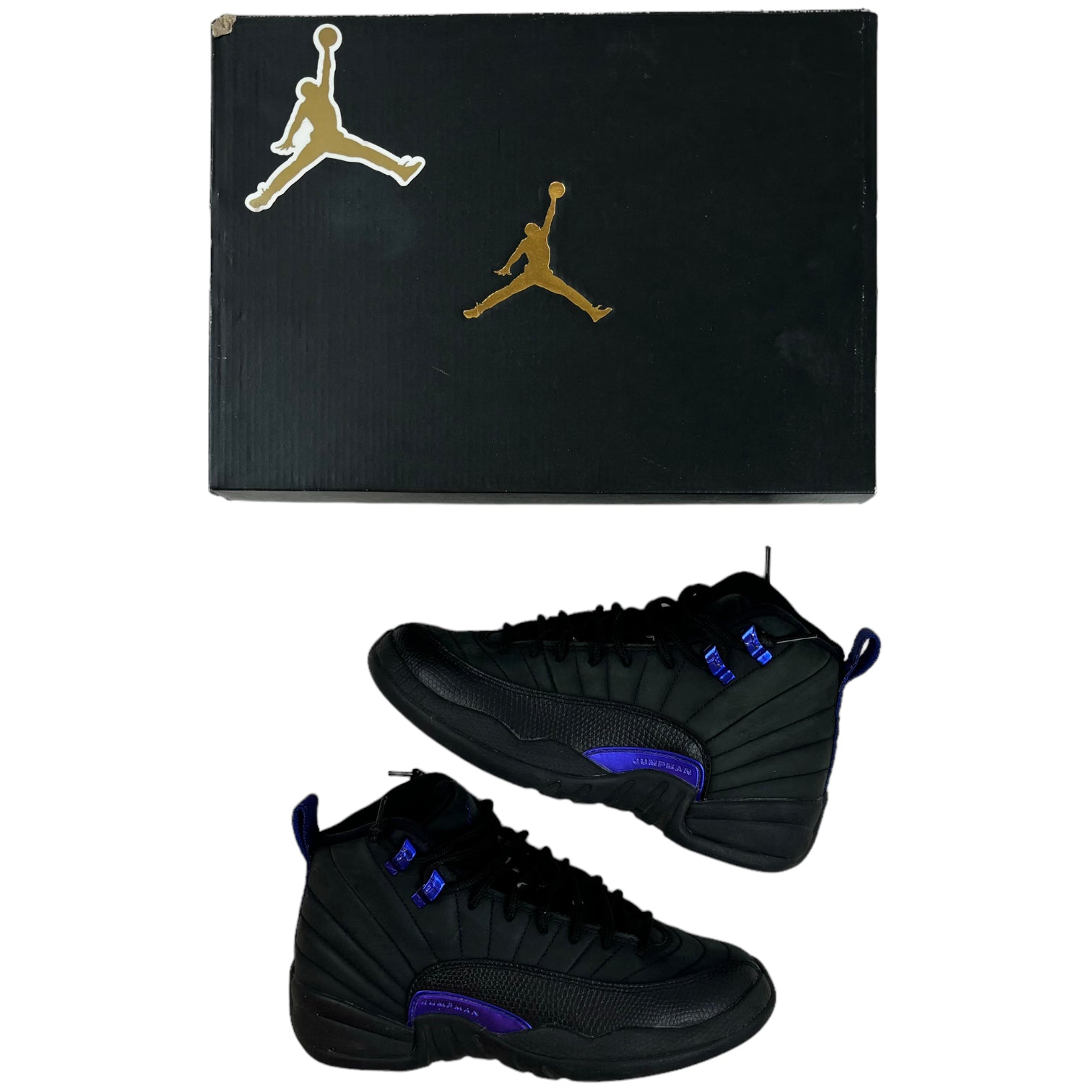Jordan 12 Black Dark Concord (Used)