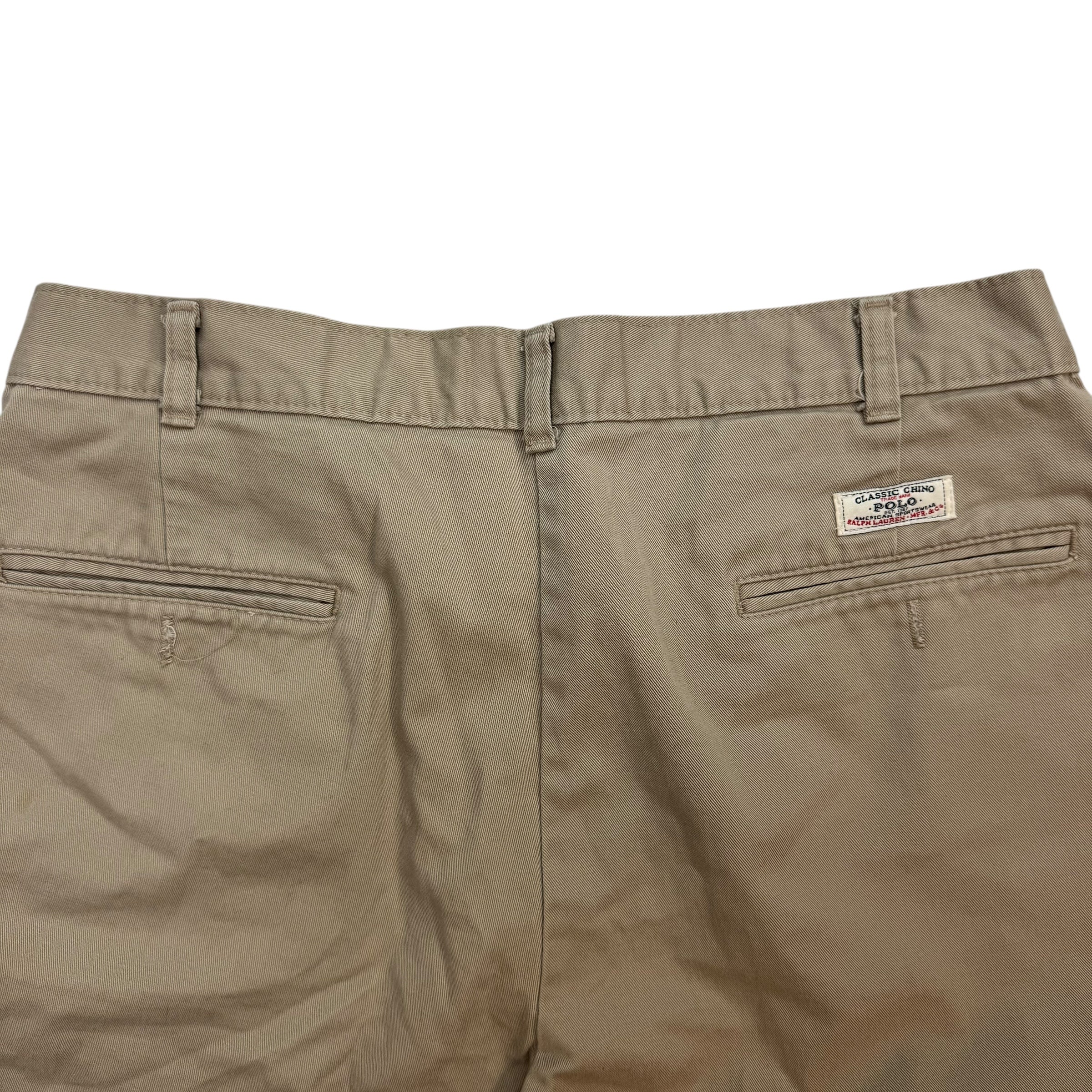 Vintage Polo Classic Chino Shorts Tan