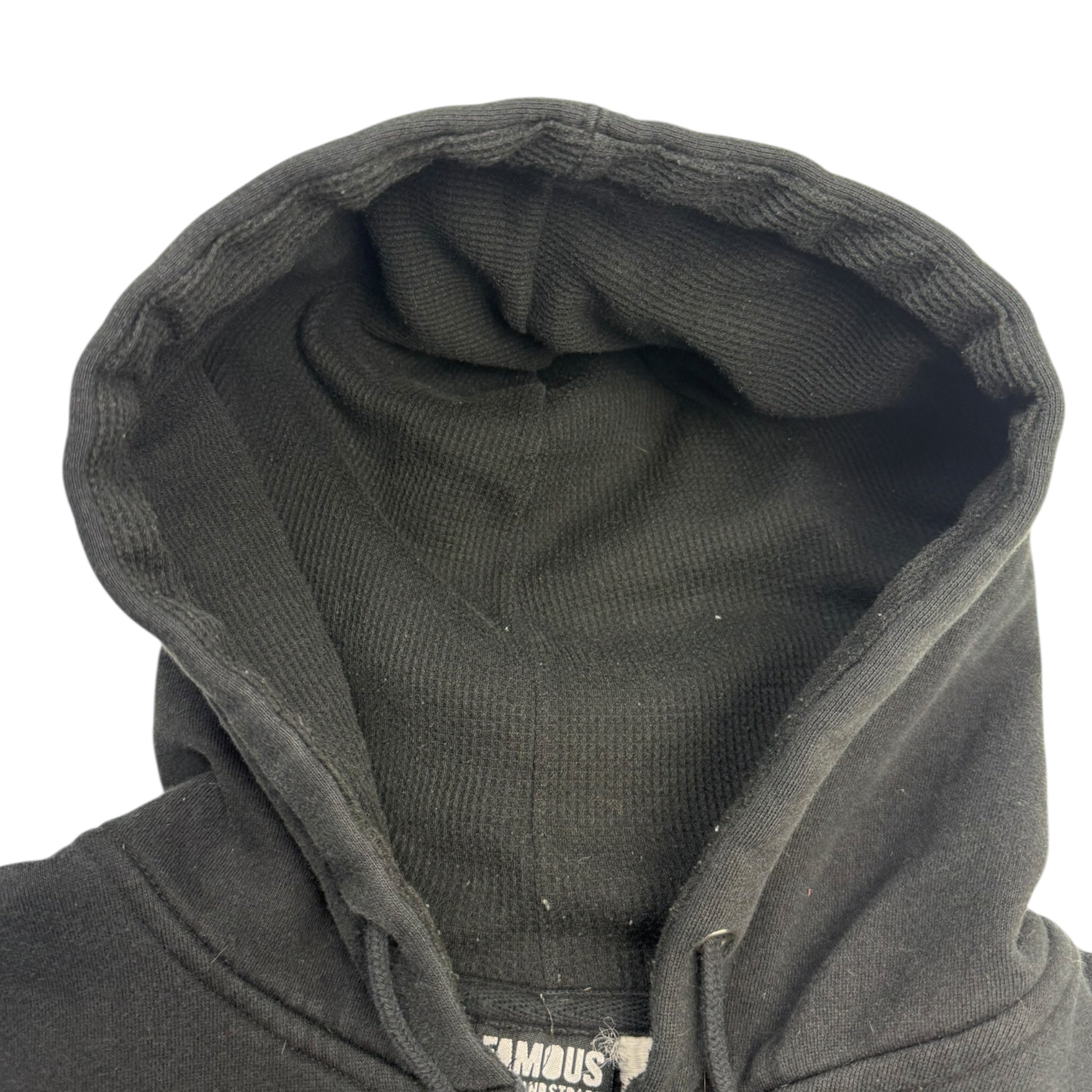 Y2K Famous Stars & Straps Thermal Hood Zip Up Hoodie
