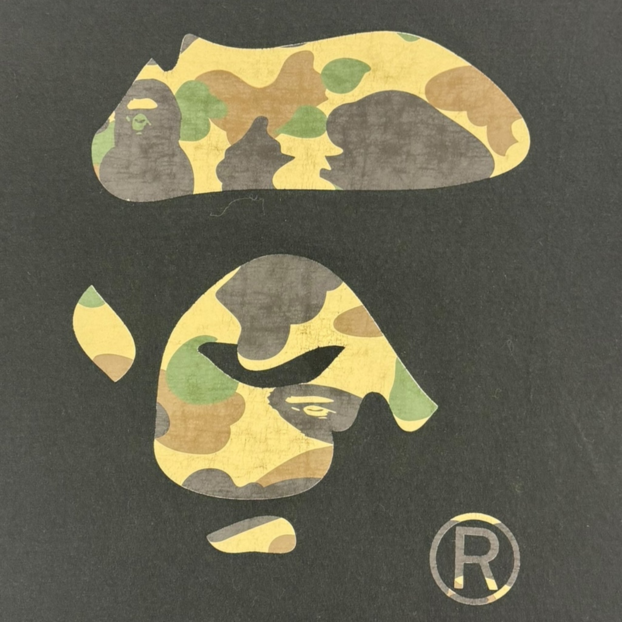 Bathing Ape Camo Ape Face T-Shirt