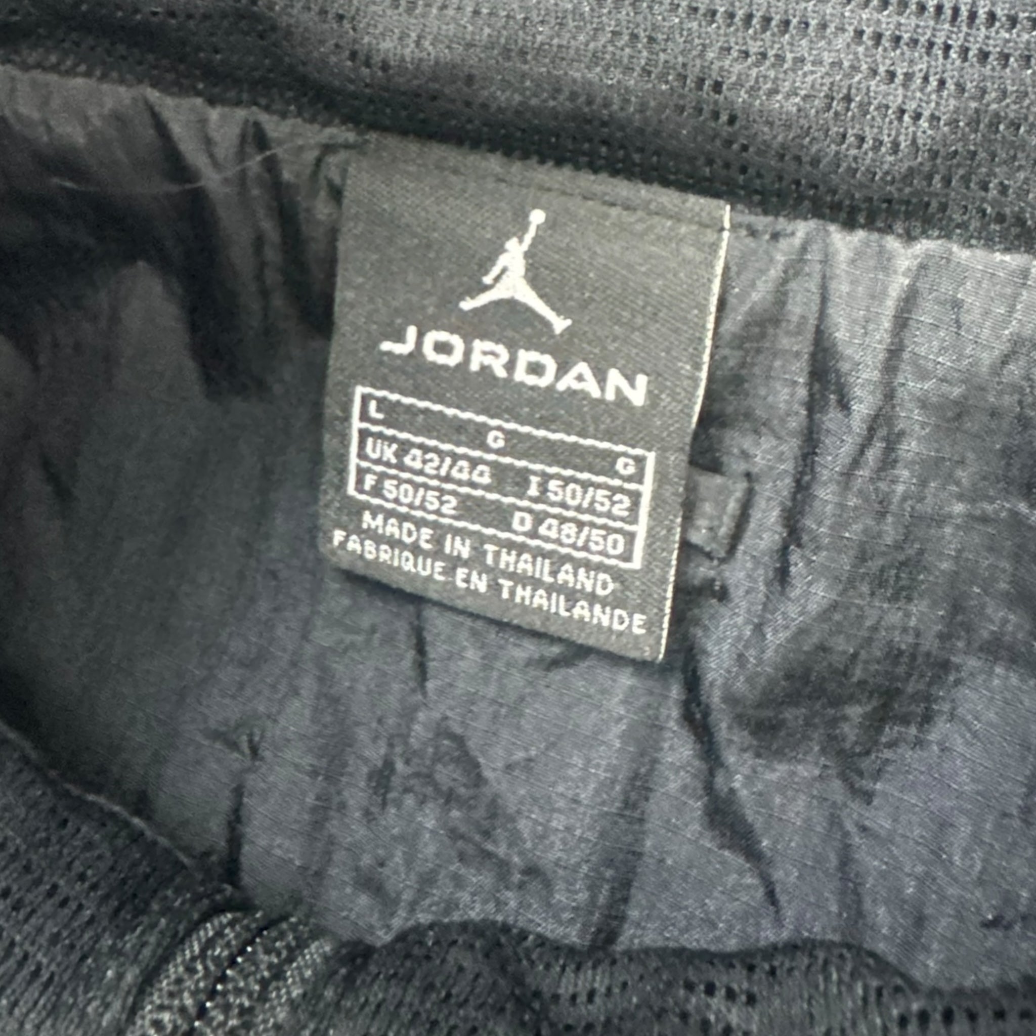 Vintage Nike Air Jordan Flight Jacket Mesh Black