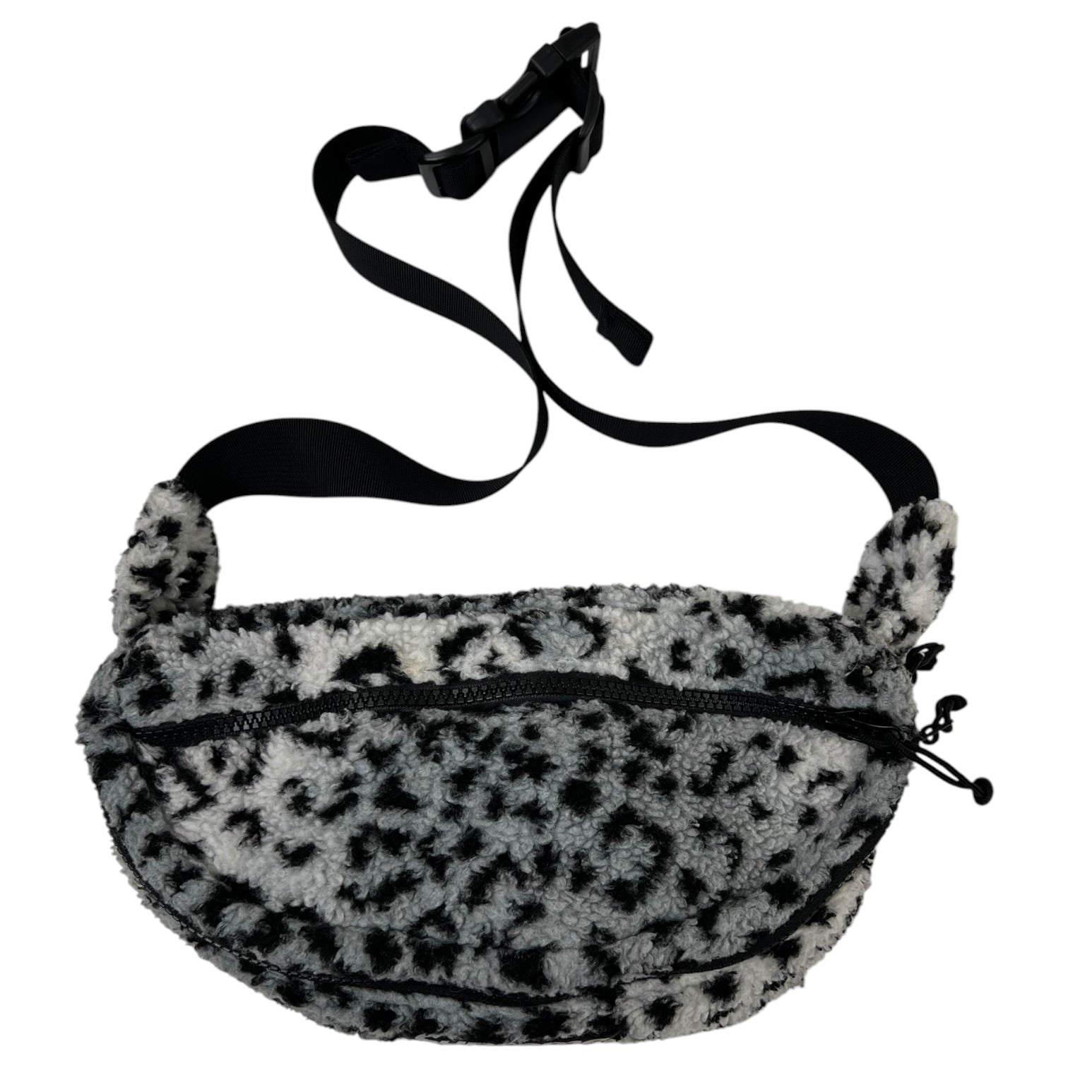 Supreme Leopard Fleece Waist Bag