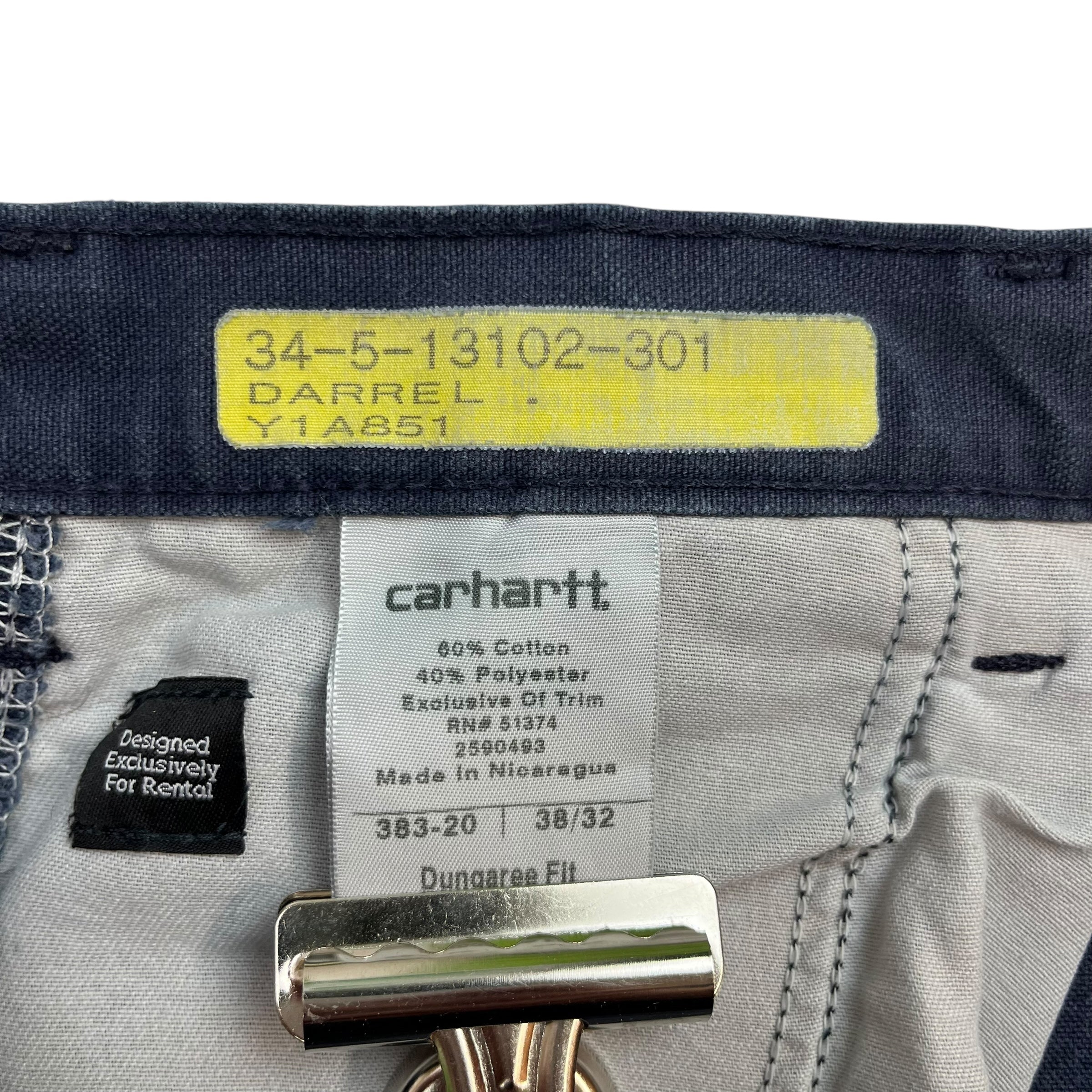 Vintage Carhartt Dungaree Pants Navy Blue