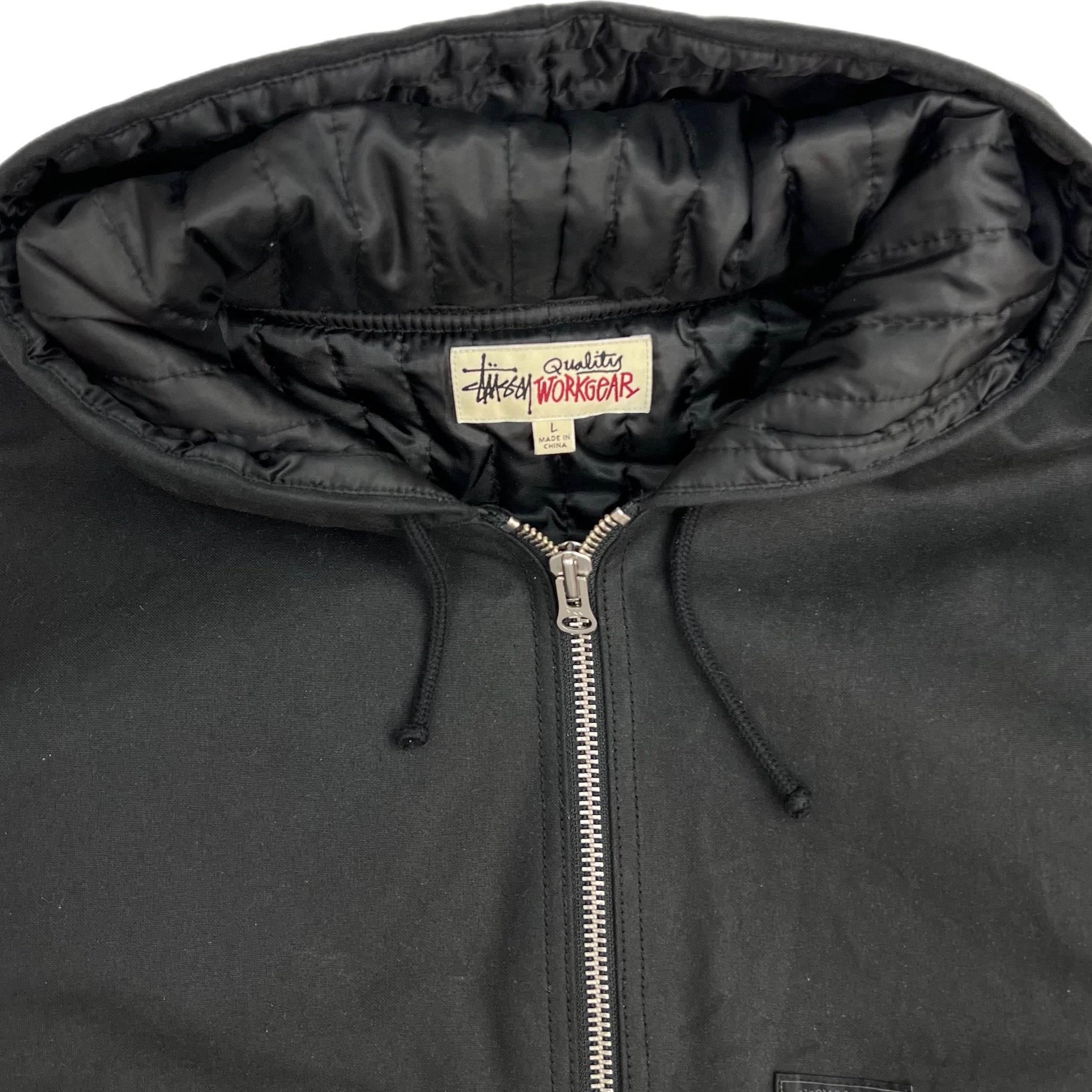 Stussy Waxed Cotton Work Jacket Black FW25