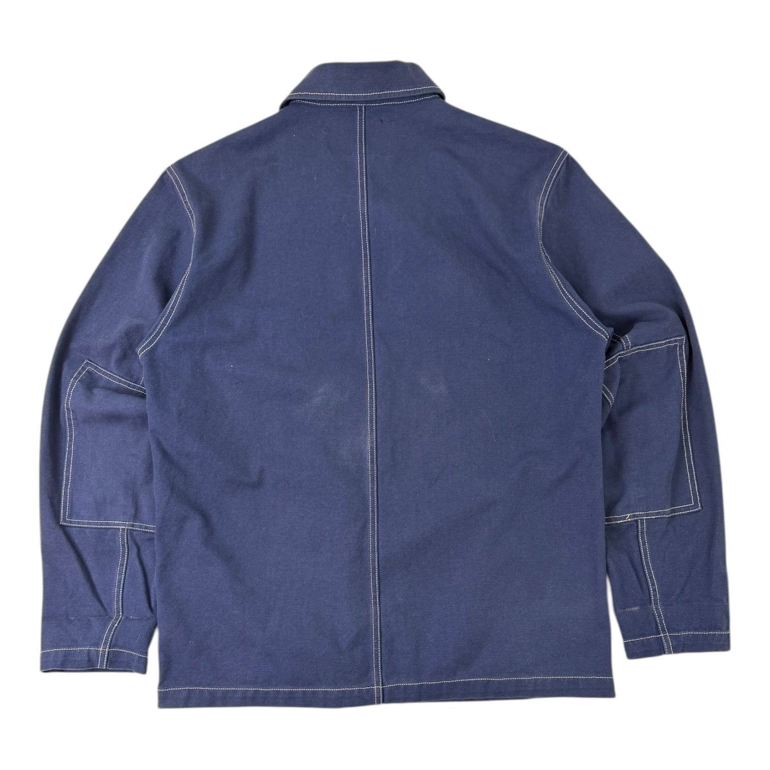 Stussy Canvas Shop Contrast Stitch Jacket Navy