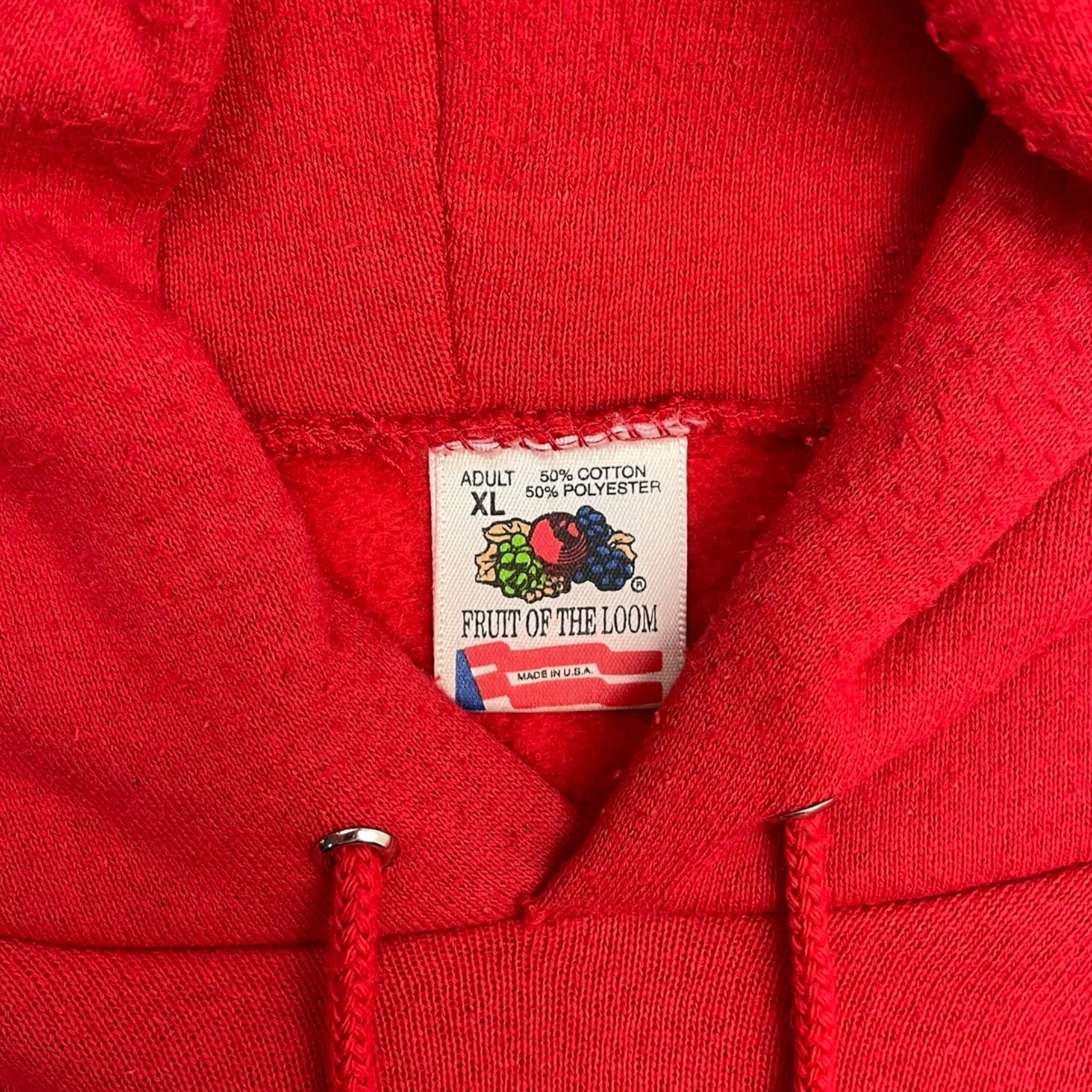 Vintage Coca-Cola Hooded Sweatshirt Red