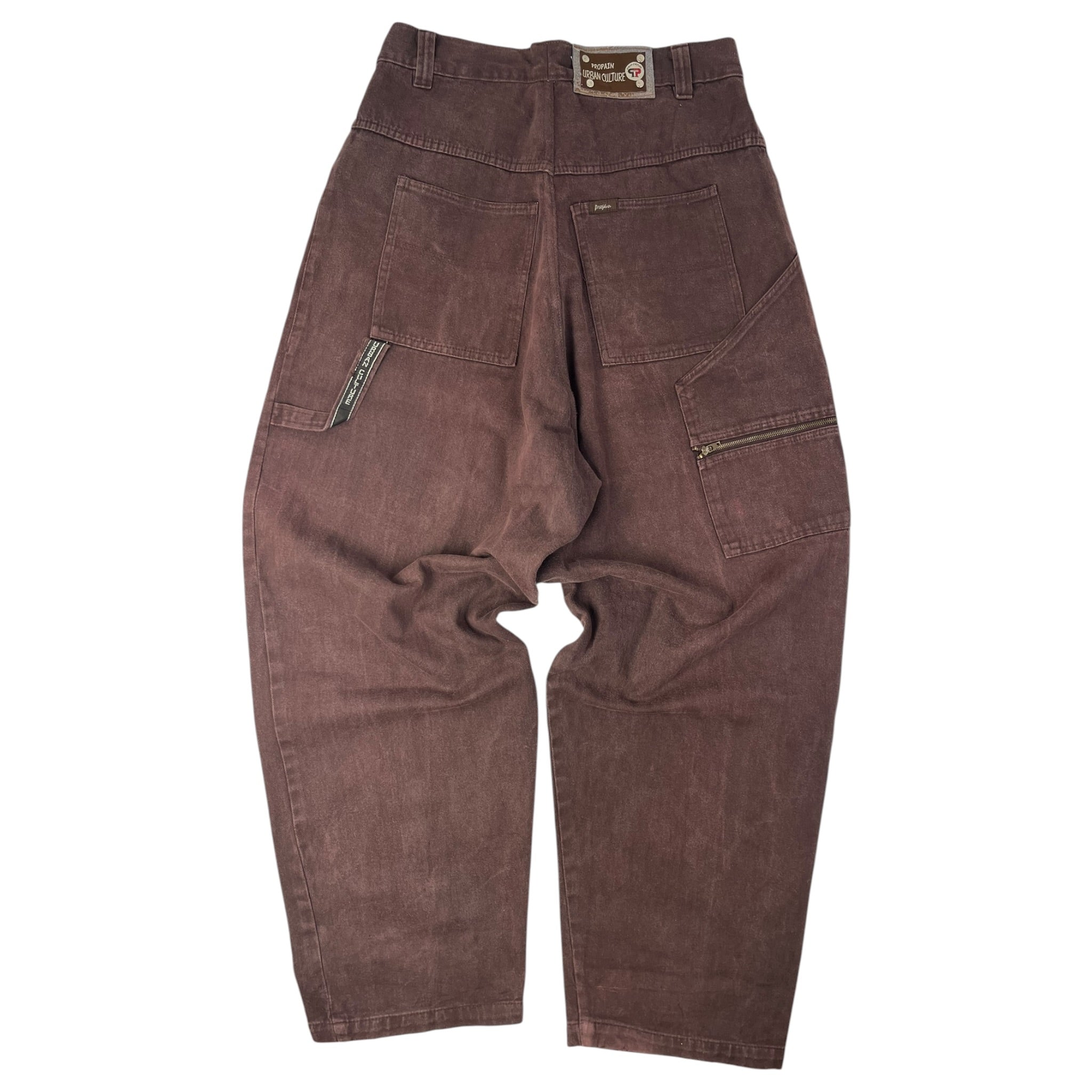 Vintage Propain Urban Culture Extremely Baggy Pants Brown