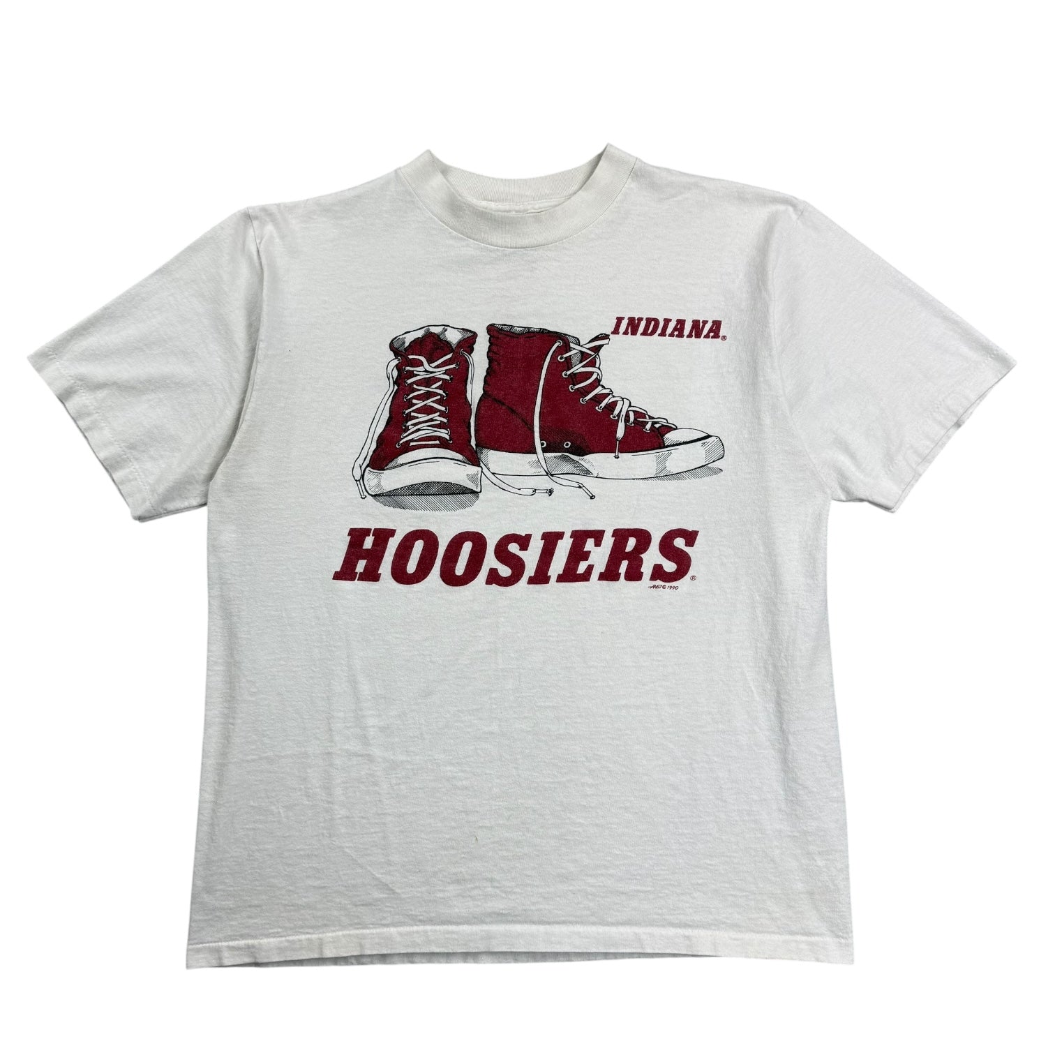 1990 Indiana Hoosiers Tee Grey