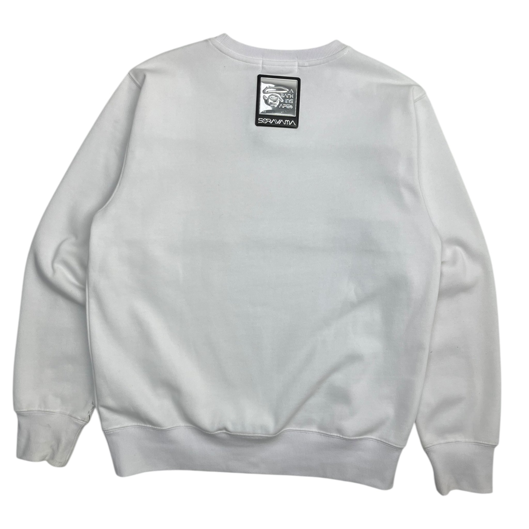 Bape x Hajime Sorayama Crewneck White