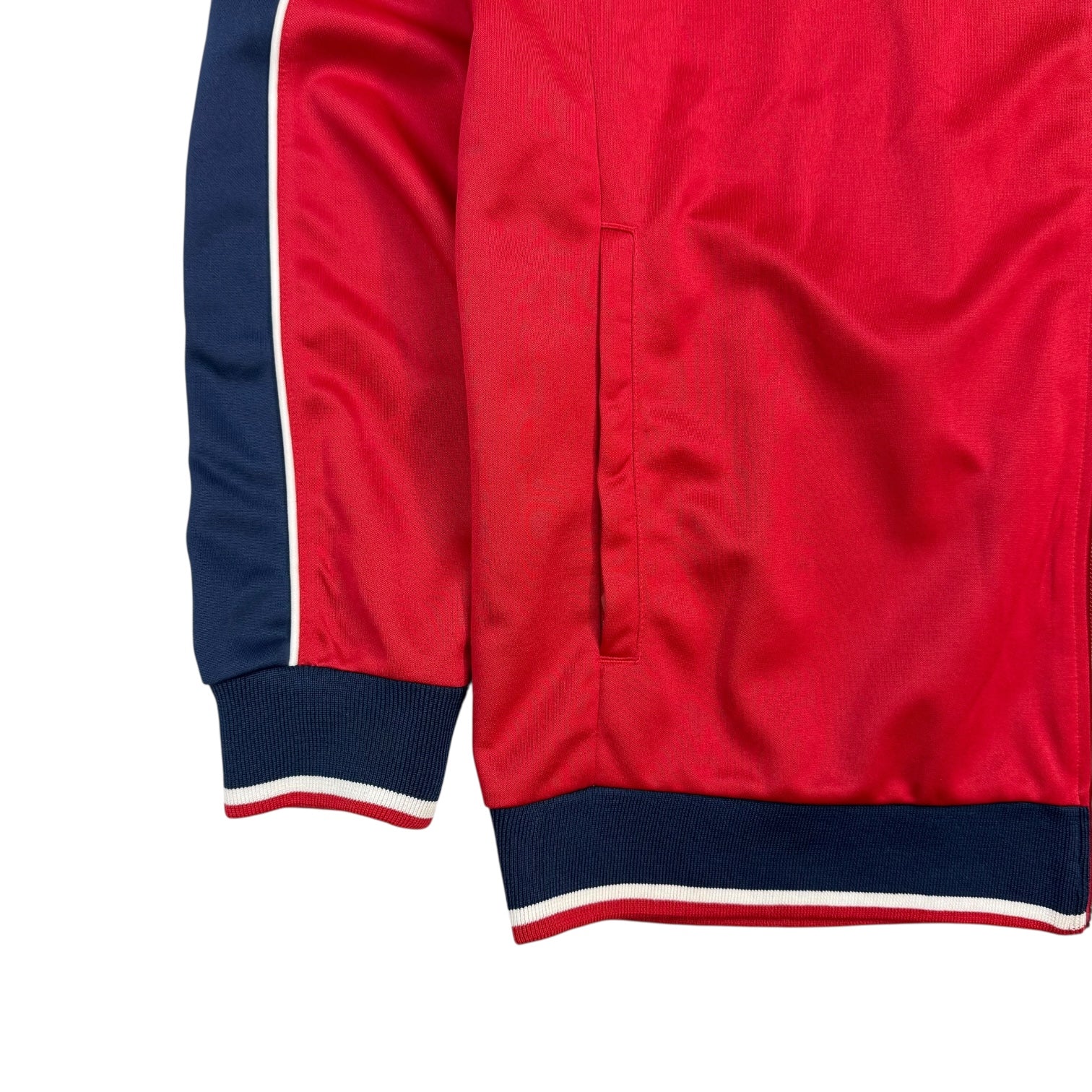 Vintage Umbro England National Team Zip Up Sweater Red