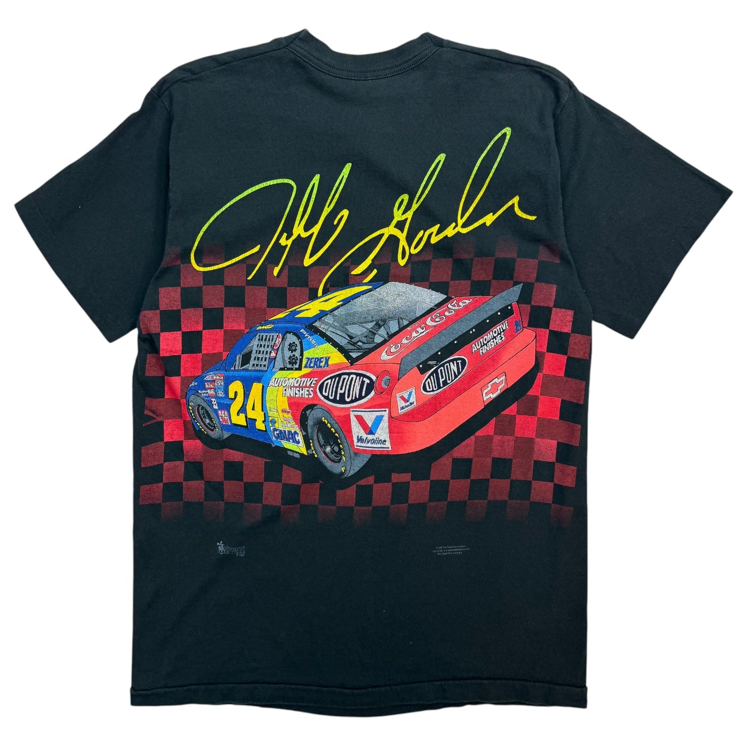 1995 Jeff Gordon Coca Cola Racing Team Tee Black