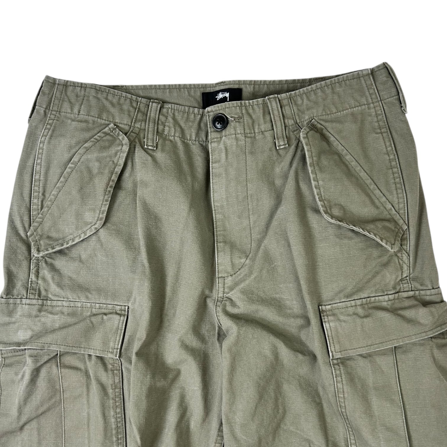 Stussy Ripstop Military Cargos Green