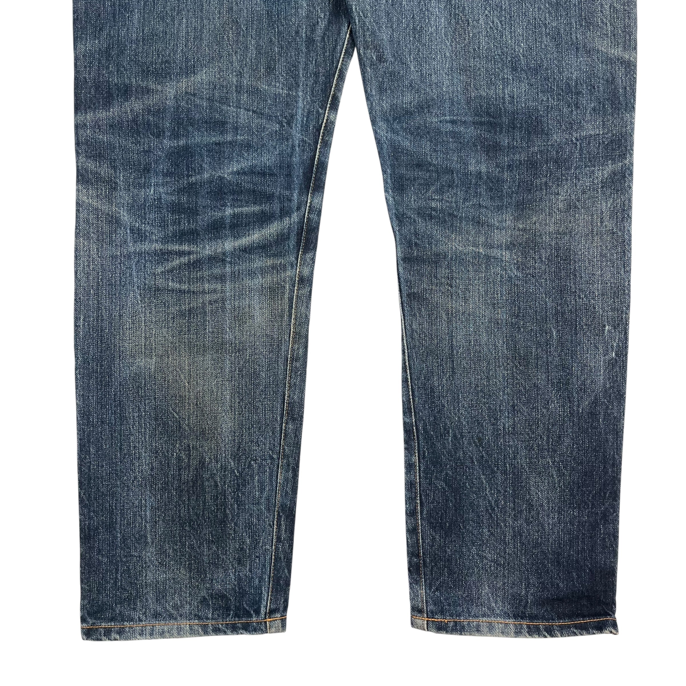 Evisu No.3 Denim Pants Faded Vintage Wash