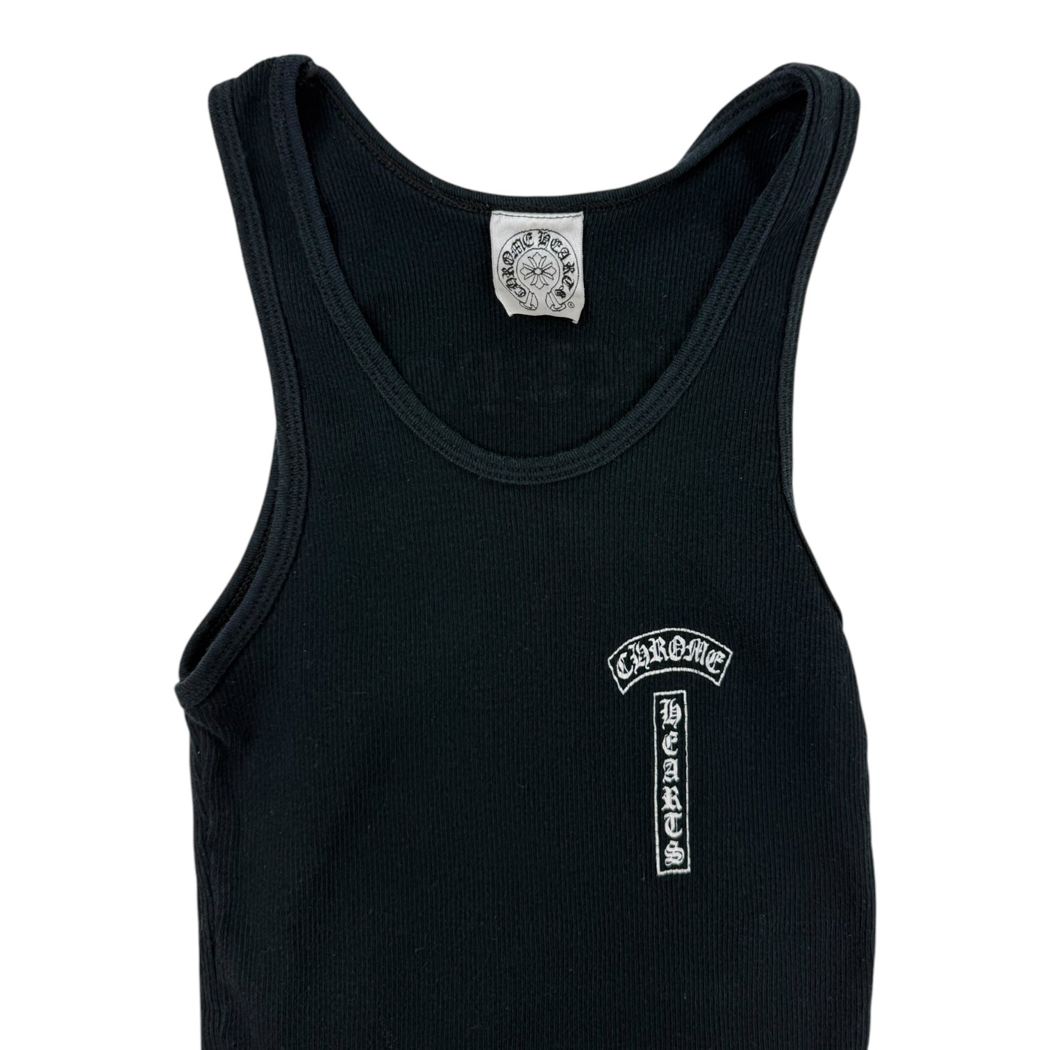 Vintage Chrome Hearts Taipei F*ck You Tank Top Black