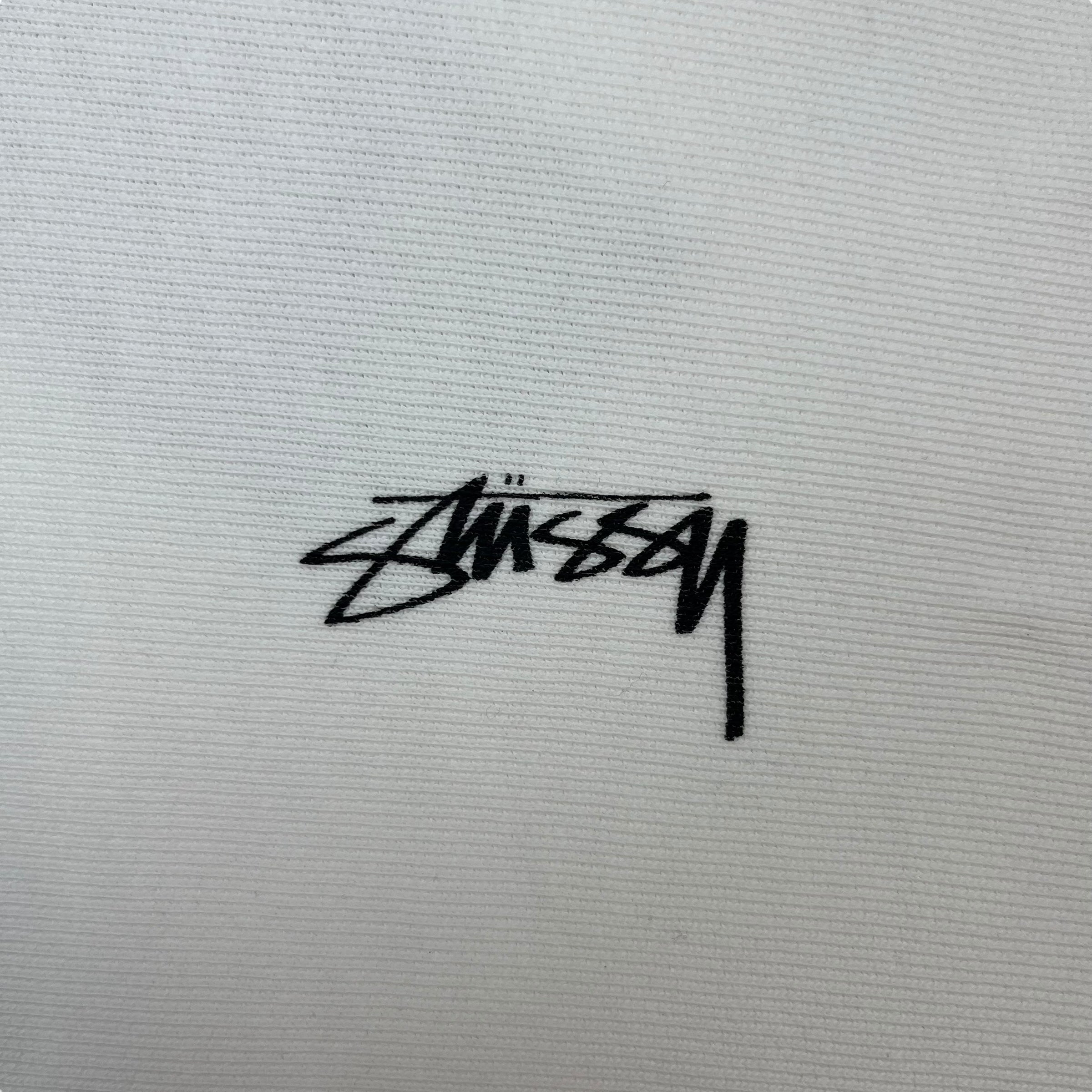 Stussy Blank Hoodie White