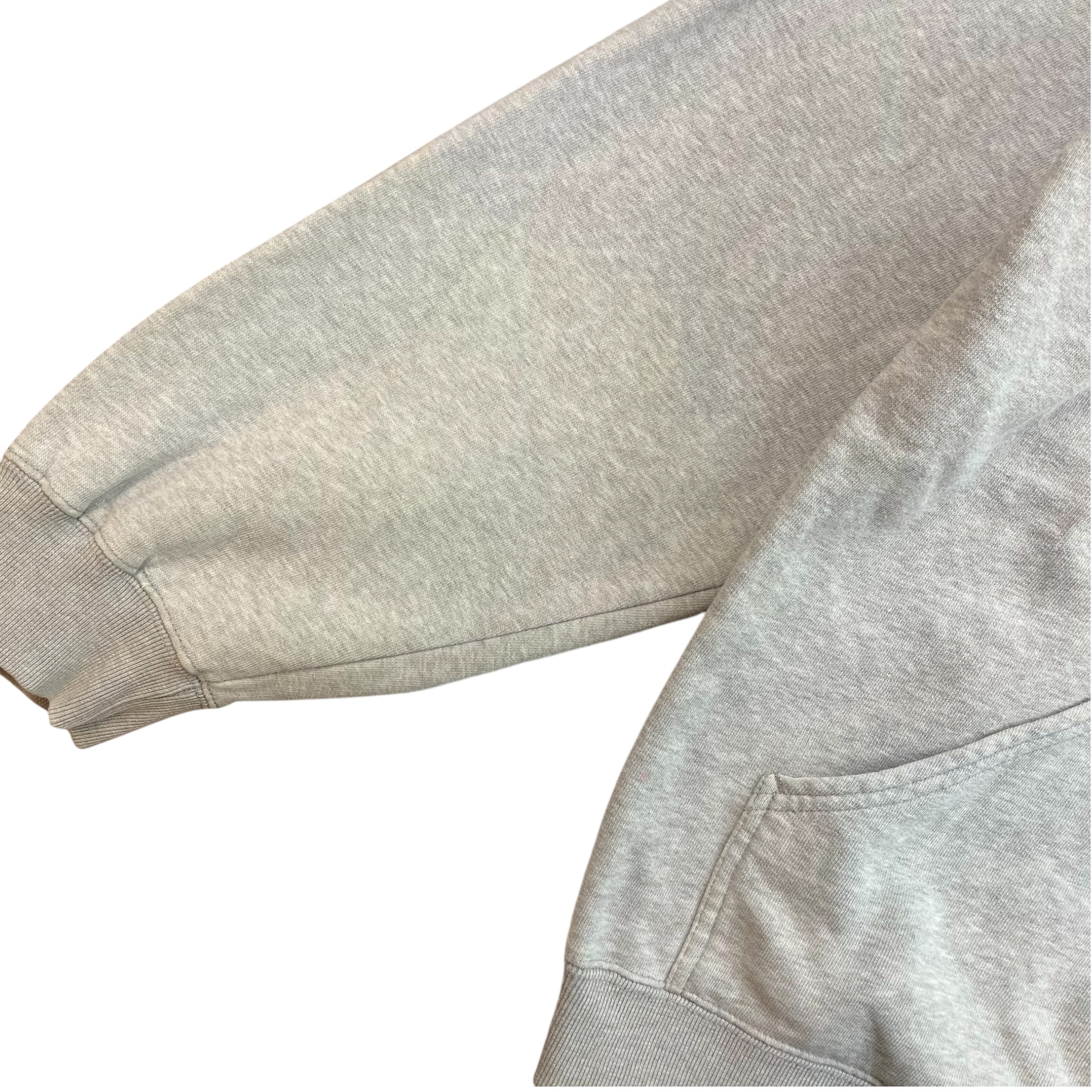 Vintage Nike Swoosh Zip Up Hoodie Grey