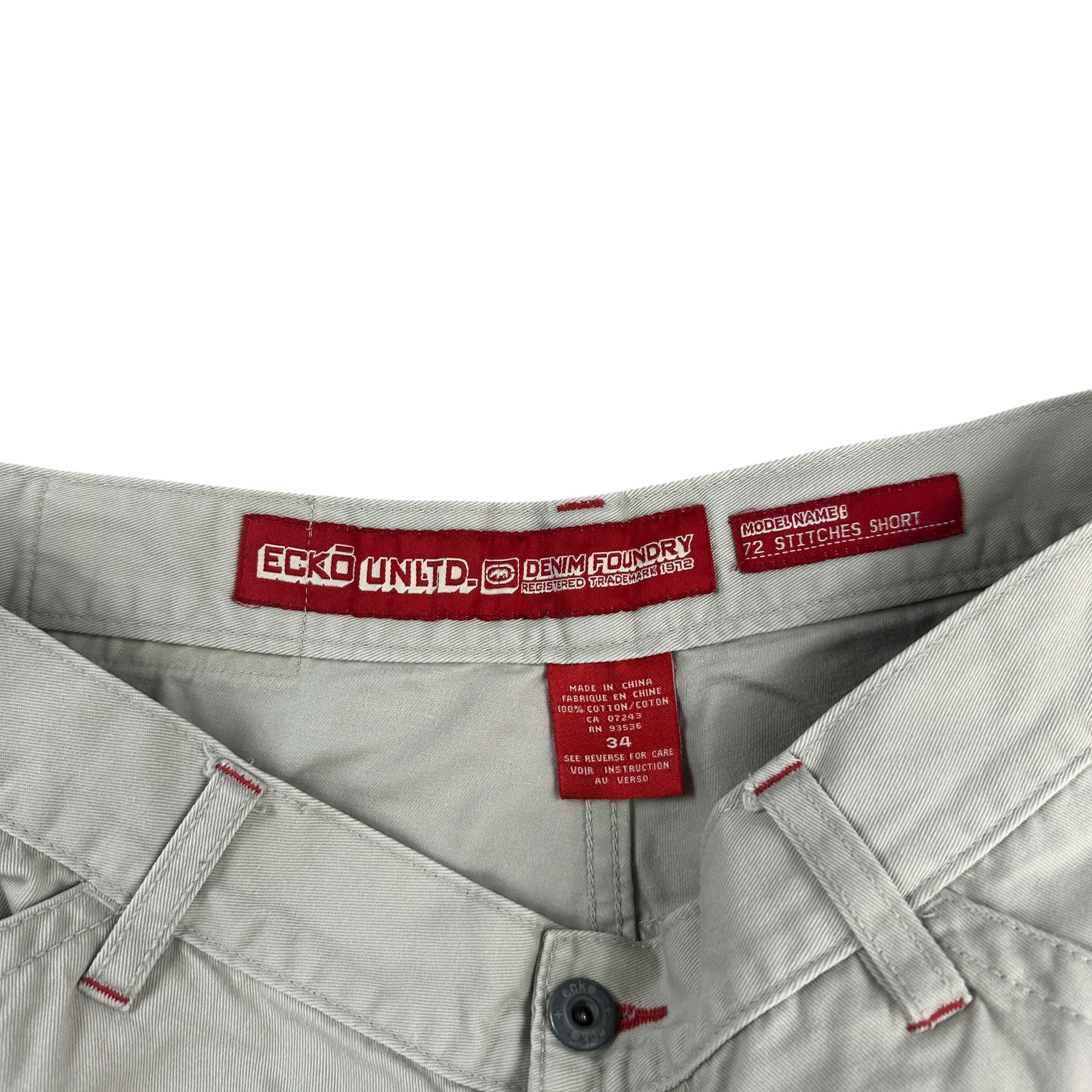 Vintage Y2K Ecko Unltd Cargo Shorts Tan