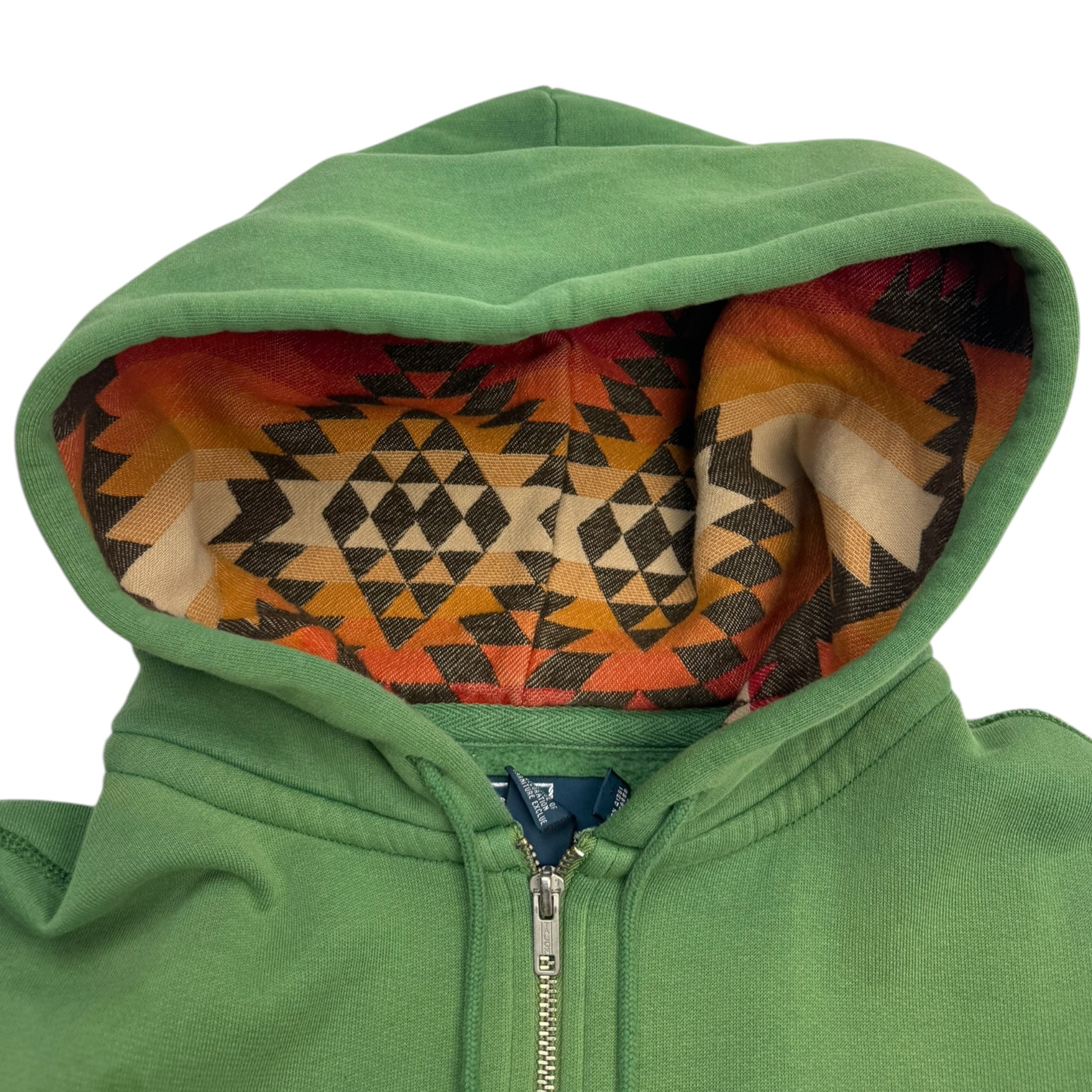 Vintage Polo Ralph Lauren Aztec Patterned Hood Zip Up Hoodie