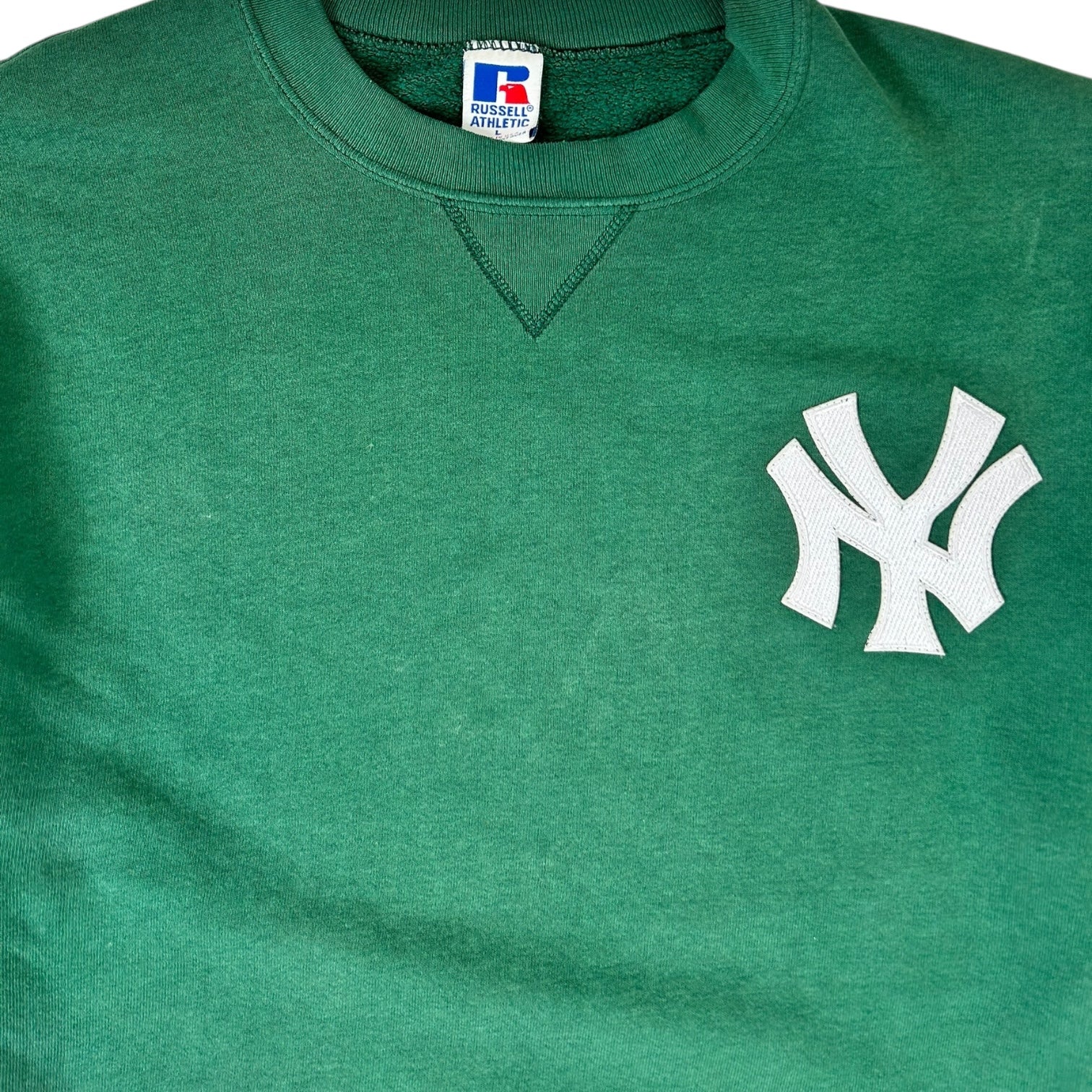 Vintage Russell Athletic New York Yankees Crewneck Green
