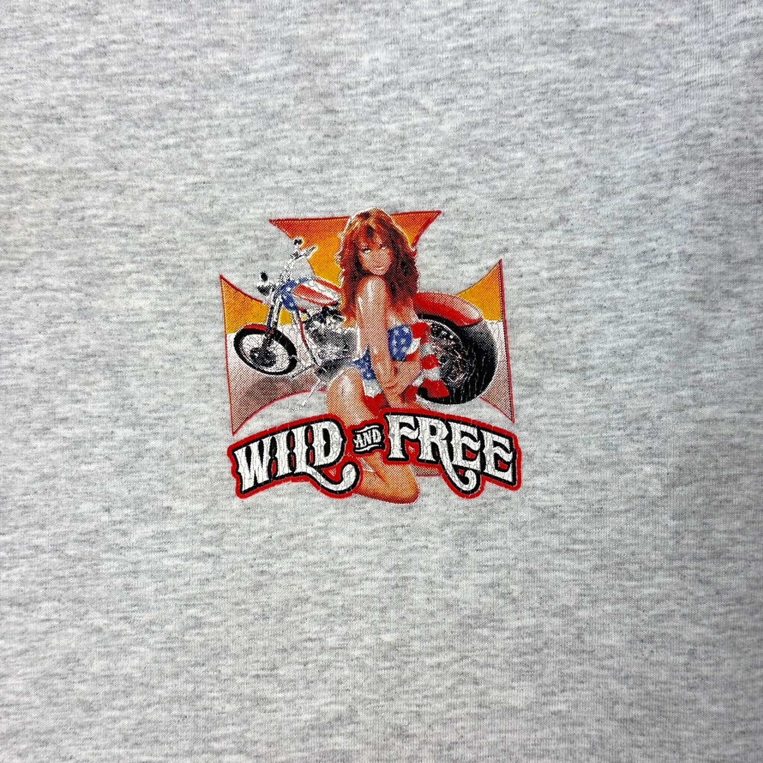 Vintage Myrtle Beach Bike Week L/S Tee Grey