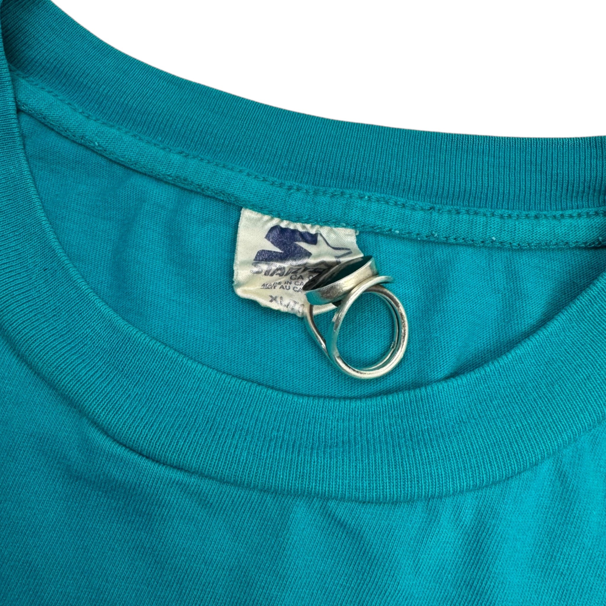 1992 San Jose Sharks Starter Tee Deep Teal