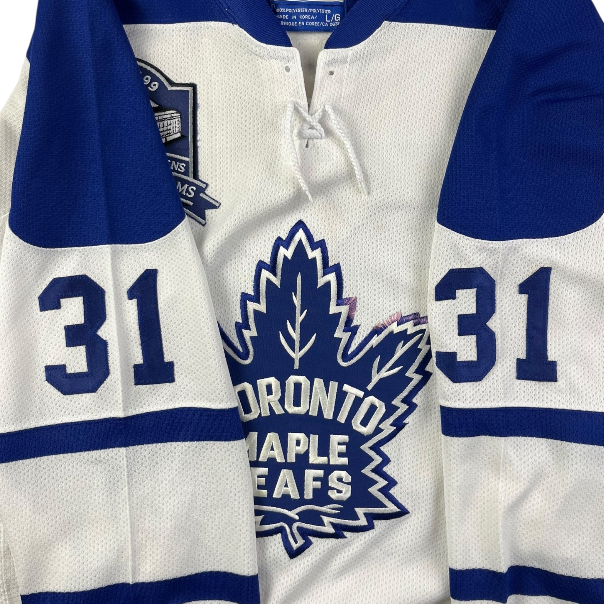 1999 Toronto Maple Leafs Curtis Joseph Gardens Starter Jersey